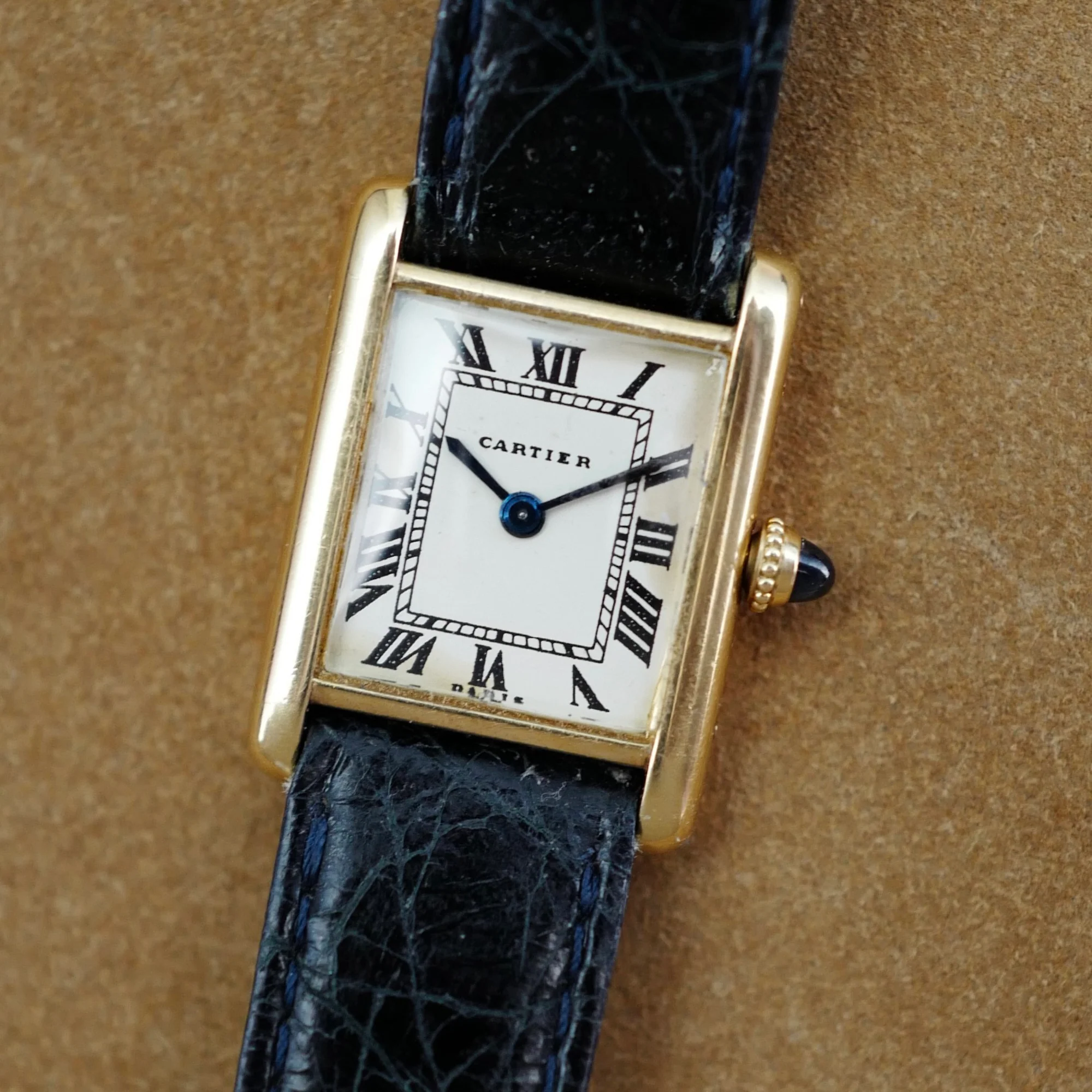 Cartier Paris Yellow Gold Tank Louis Watch - Image 3