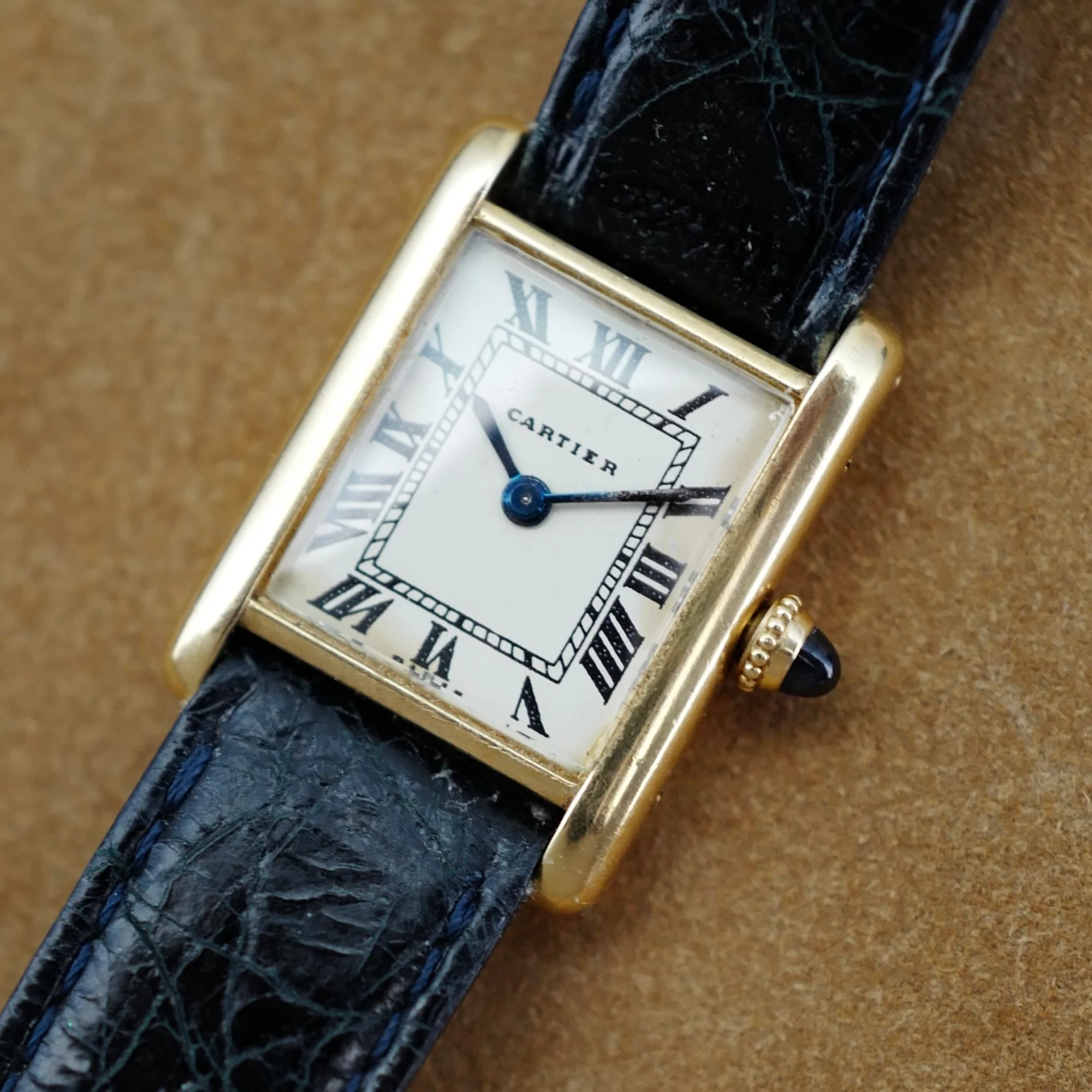 Cartier Paris Yellow Gold Tank Louis Watch - Image 6
