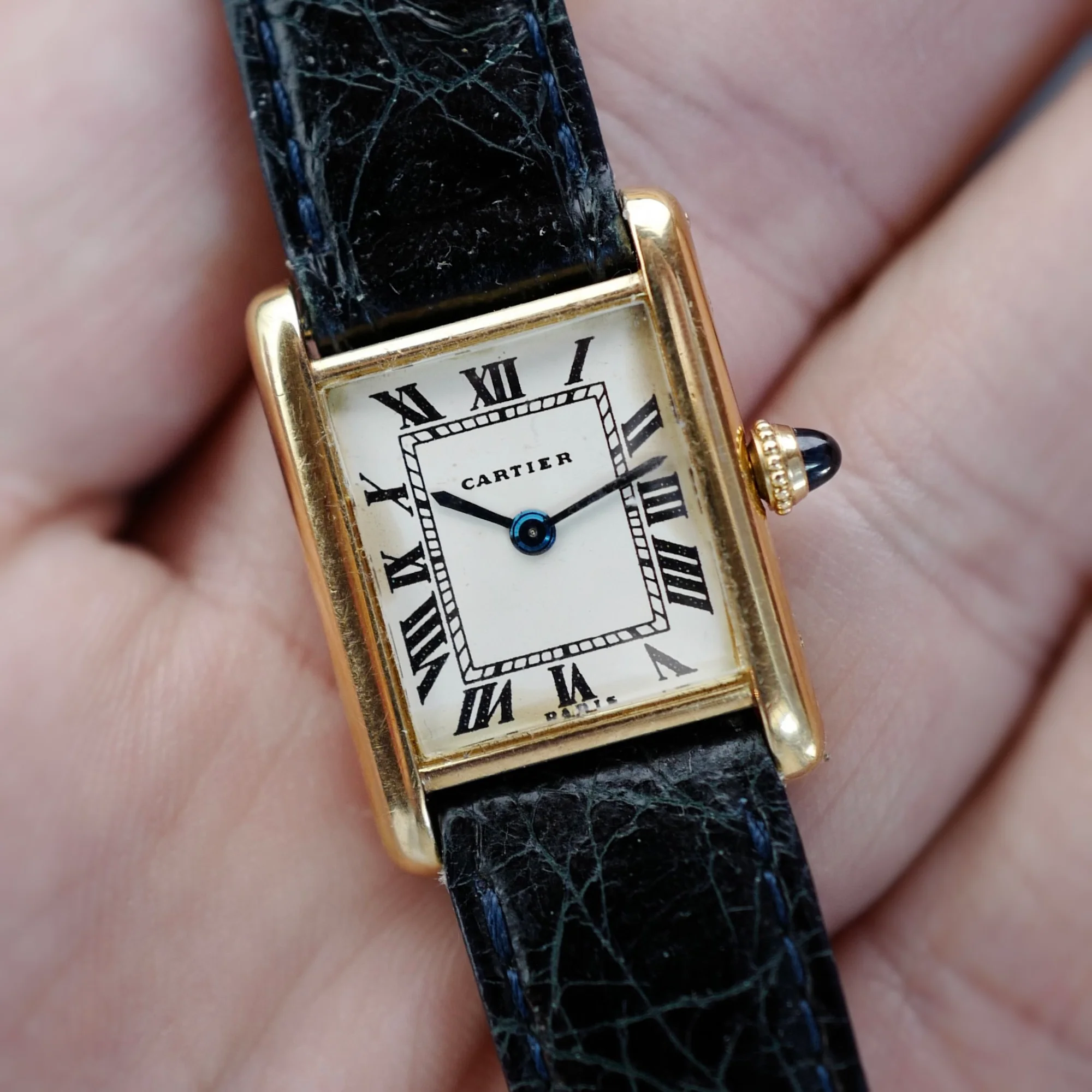 Cartier Paris Yellow Gold Tank Louis Watch - Image 7