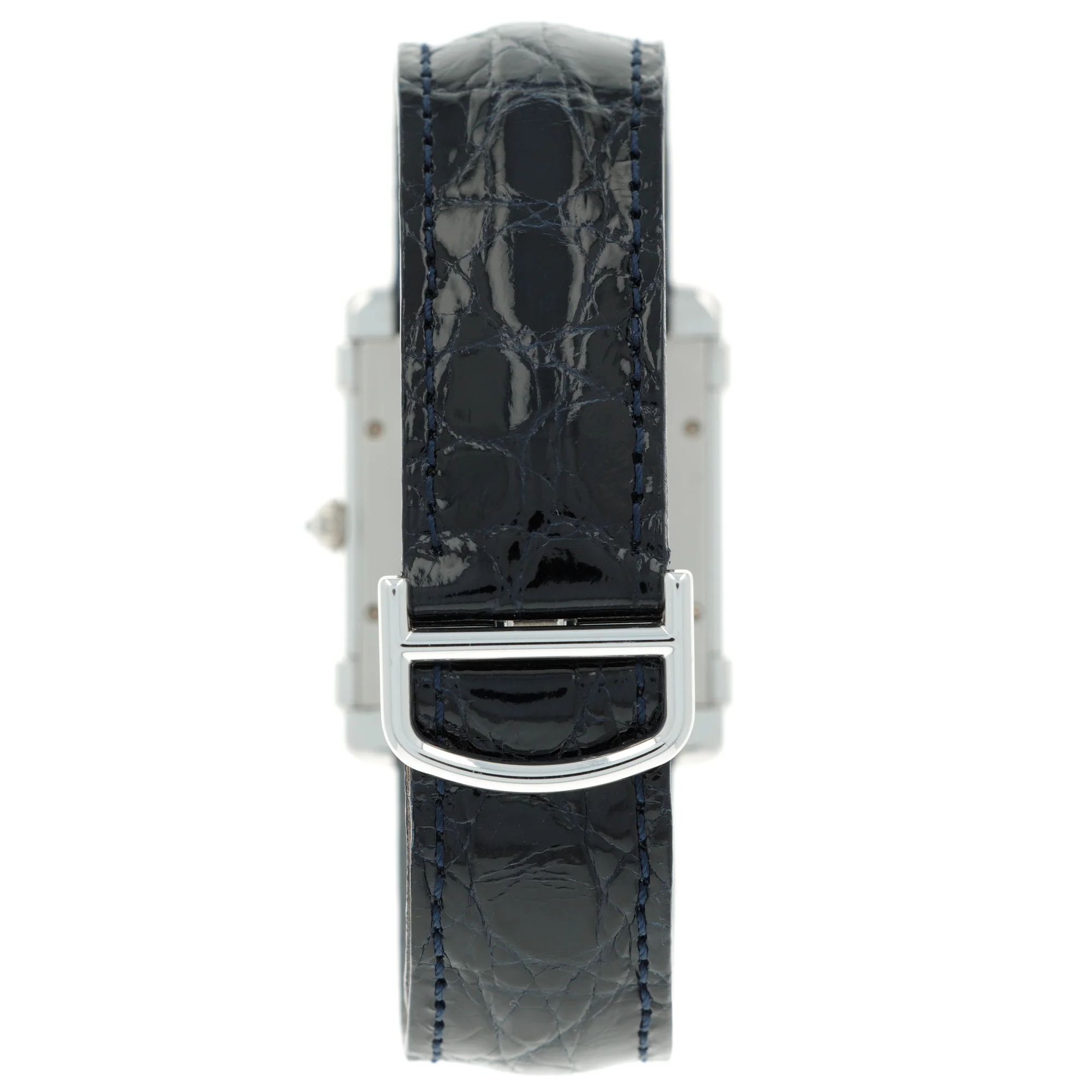 Cartier Platinum and Diamond Tank Chinoise Ref. 2685 - Image 9