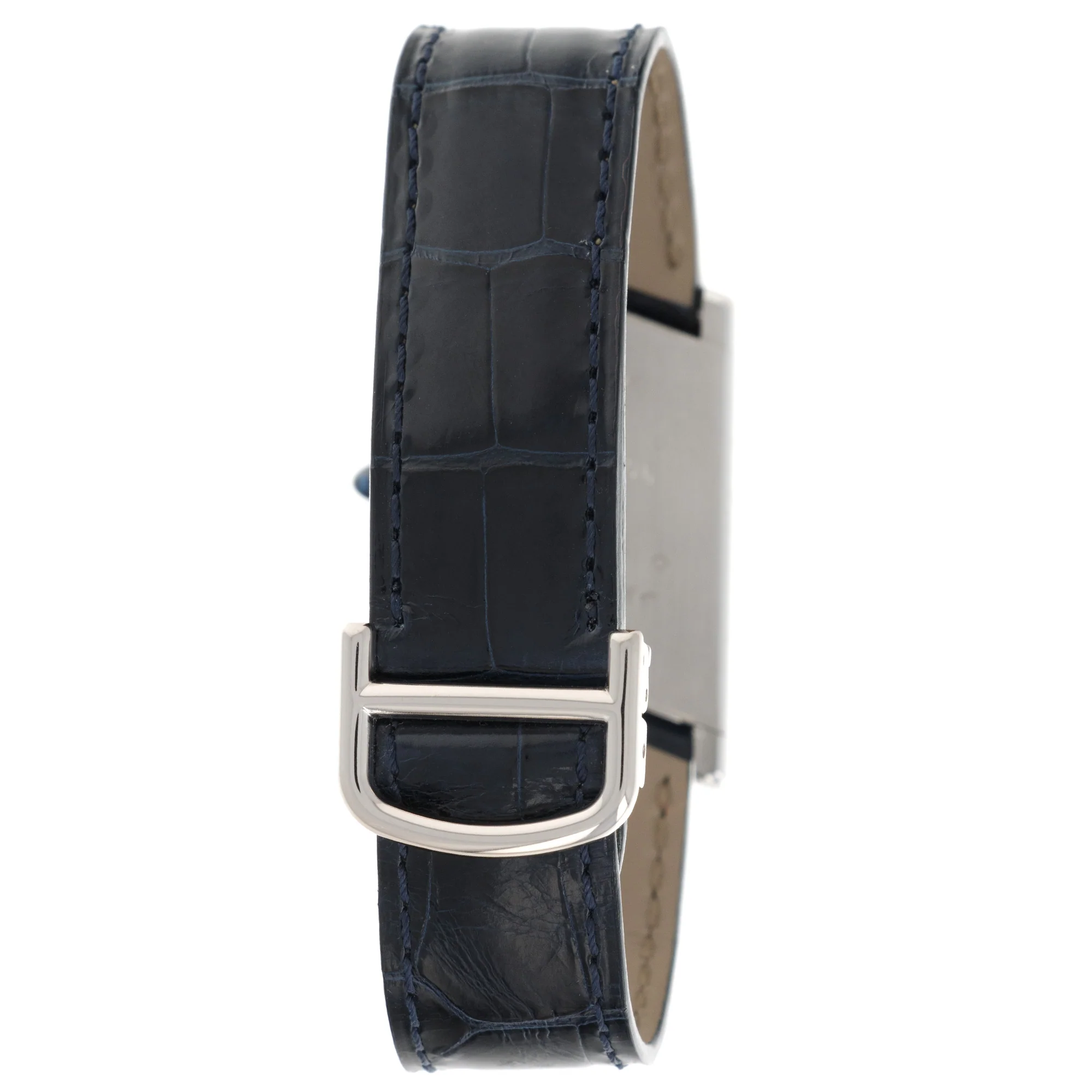 Cartier Platinum Asymmetrical Tank Watch, Piece Unique - Image 5