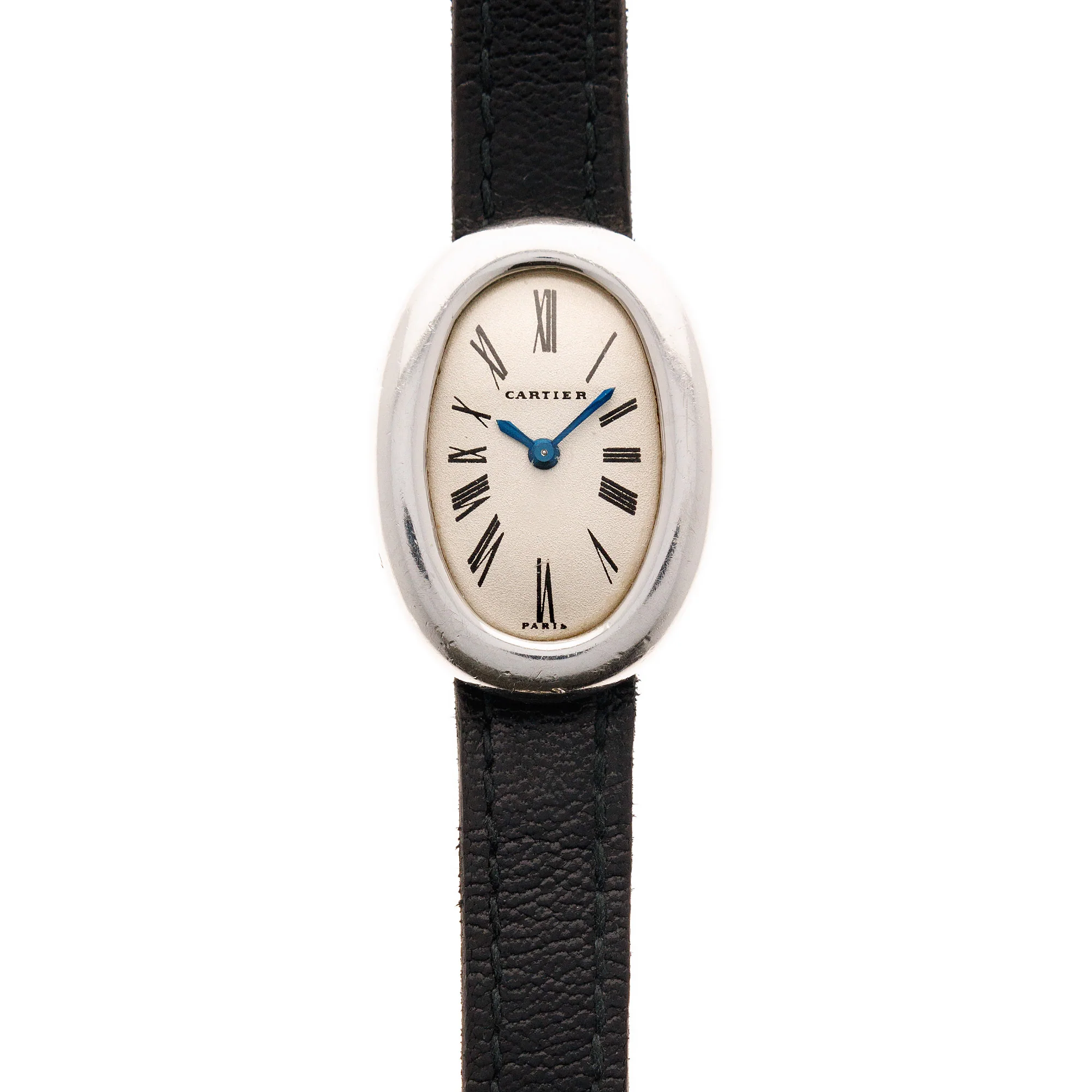 Cartier Platinum Baignoire Mechanical Watch