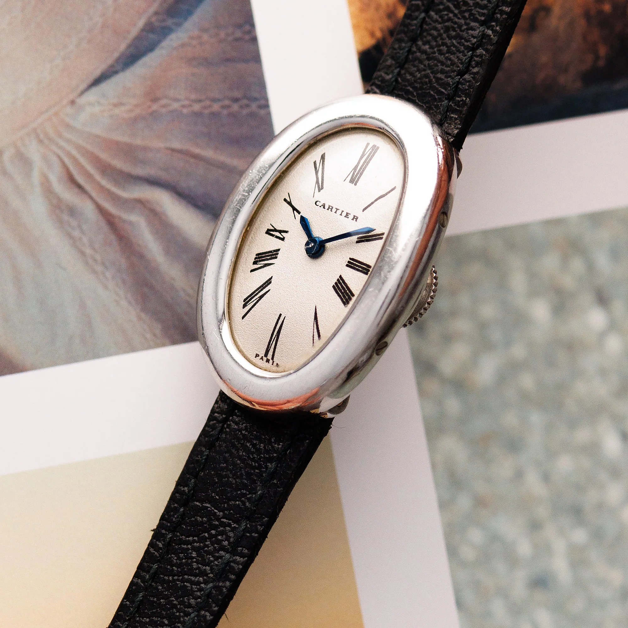 Cartier Platinum Baignoire Mechanical Watch - Image 2