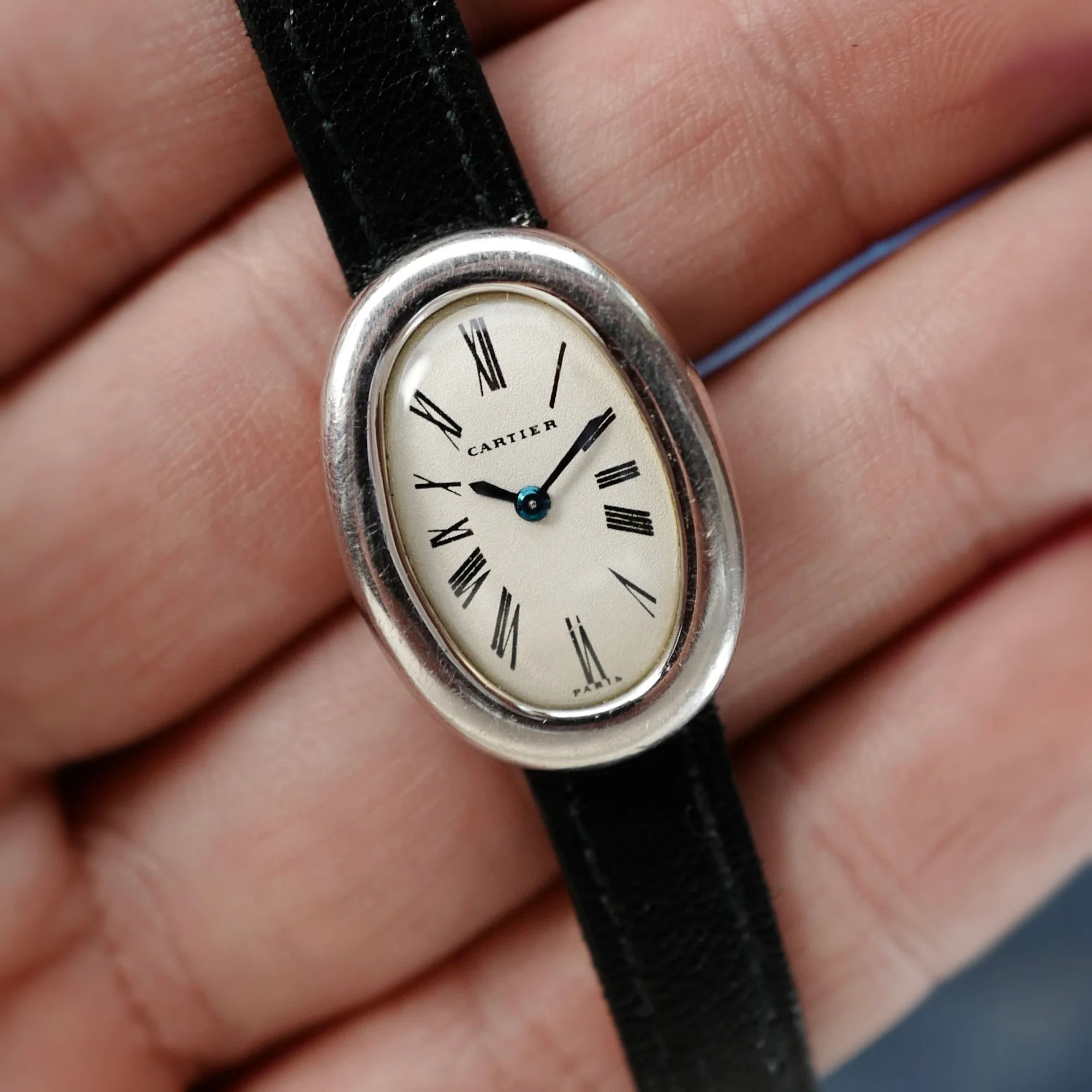 Cartier Platinum Baignoire Mechanical Watch - Image 3
