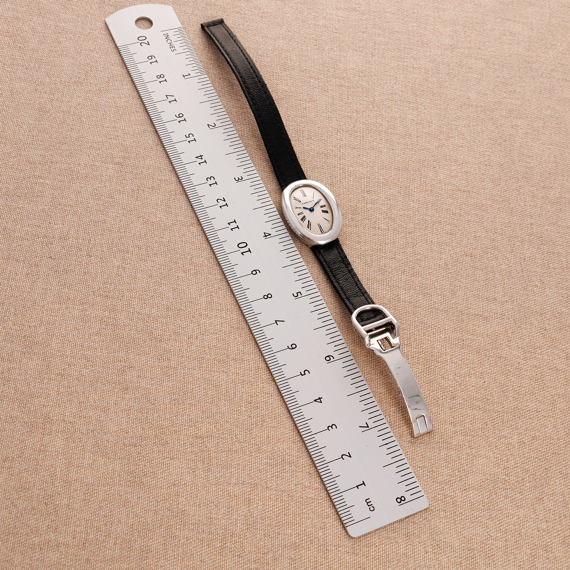 Cartier Platinum Baignoire Mechanical Watch - Image 8