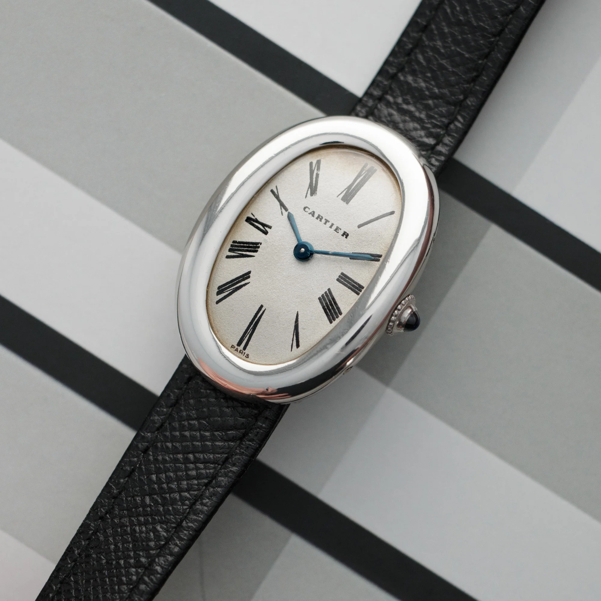 Cartier Platinum Baignoire Watch, 1960 - Image 2