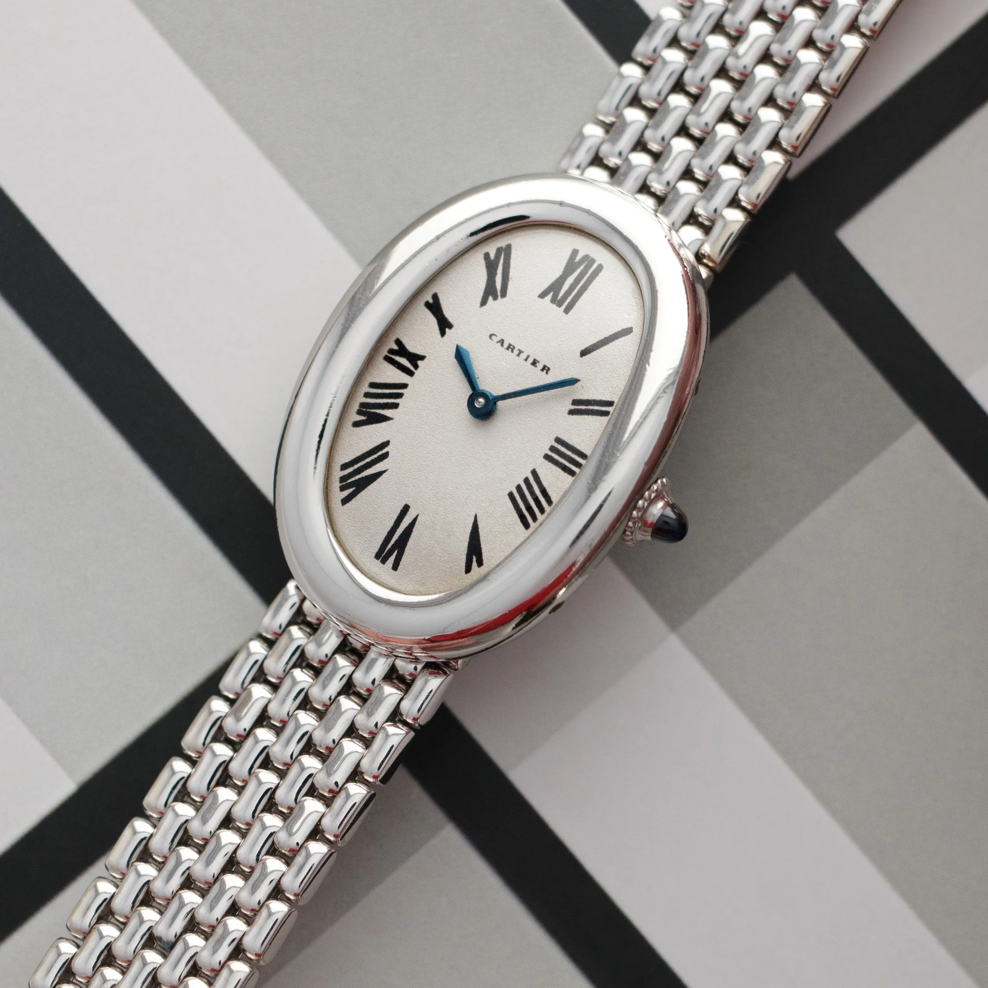 Cartier Platinum Baignoire Watch, 1966 - Image 2