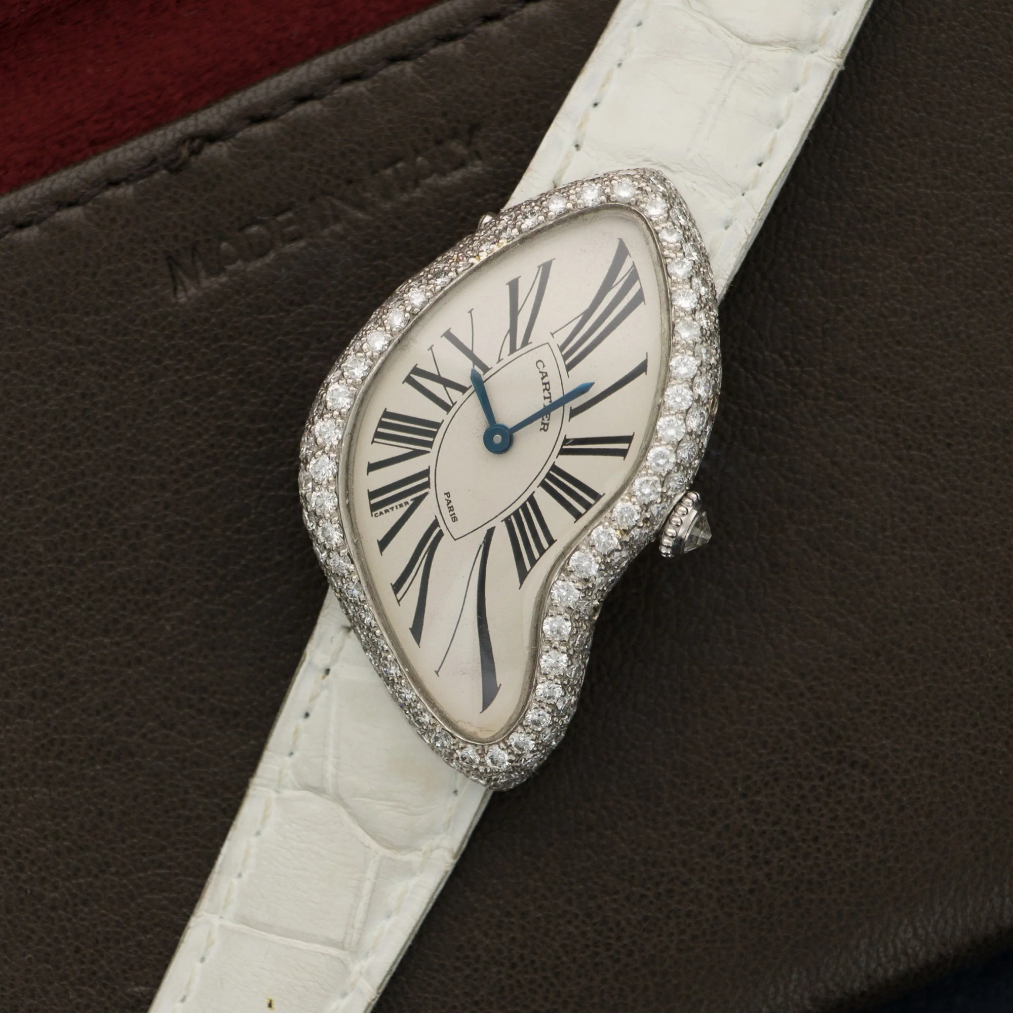 Cartier Platinum Crash Diamond Watch - Image 2
