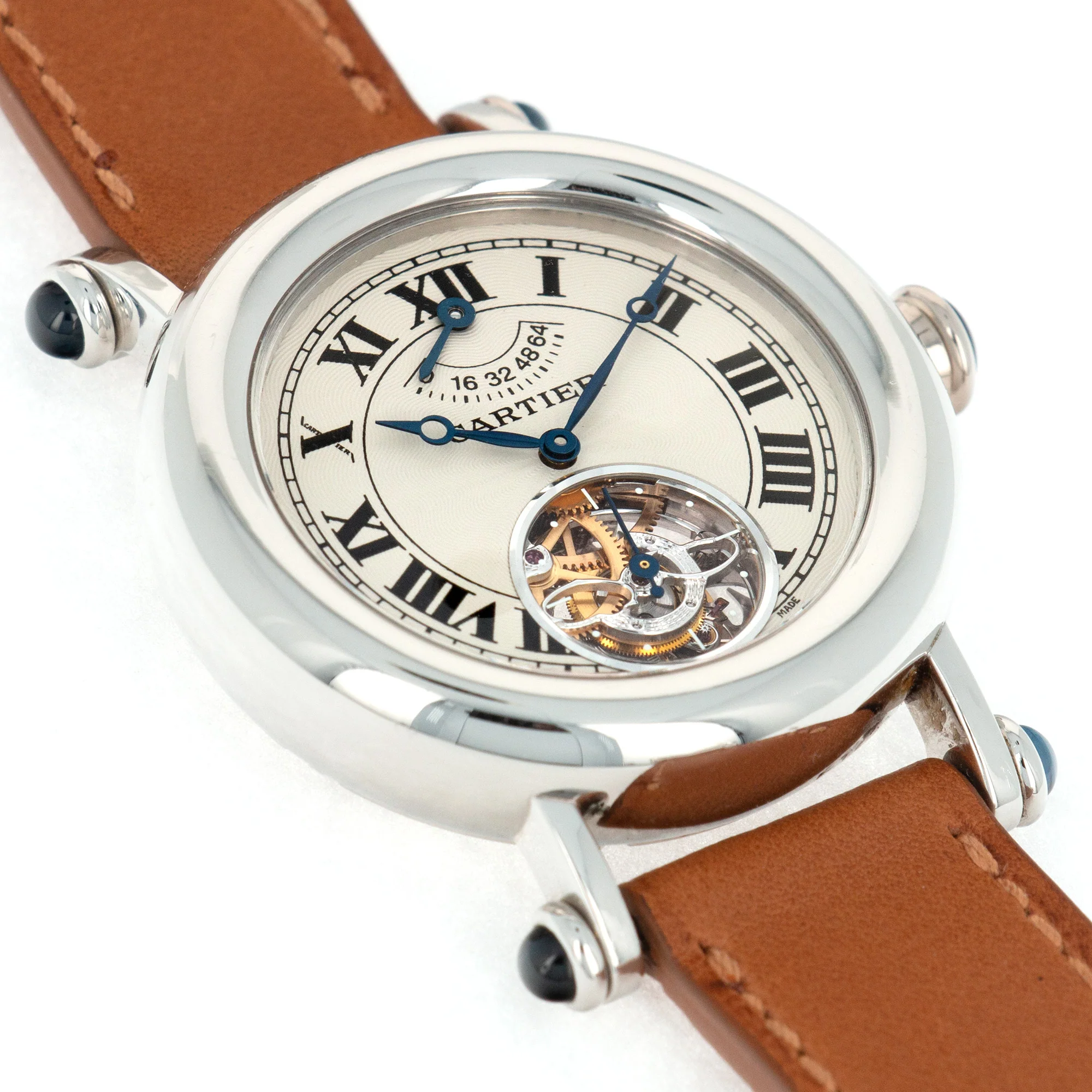 Cartier Platinum Diabolo Tourbillon Watch - Image 3