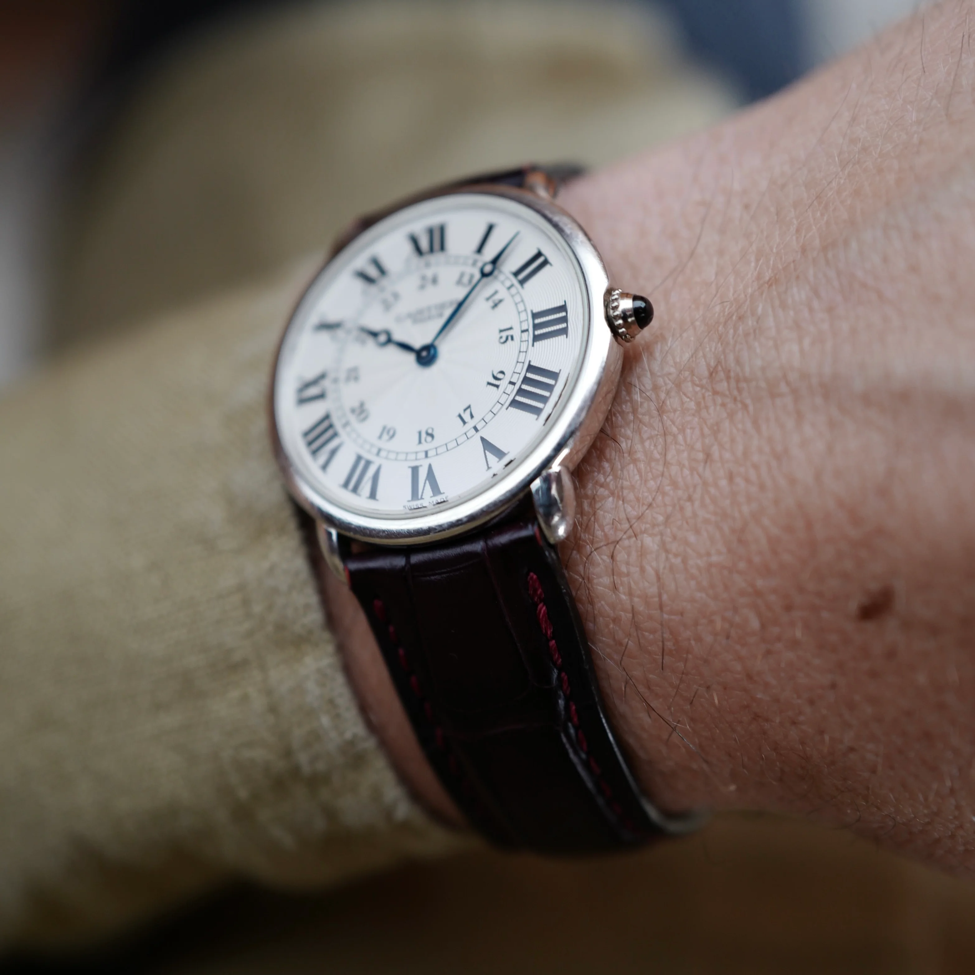 Cartier Platinum Ronde Louis Cartier CPCP Ref. 1897E (NEW ARRIVAL) - Image 4