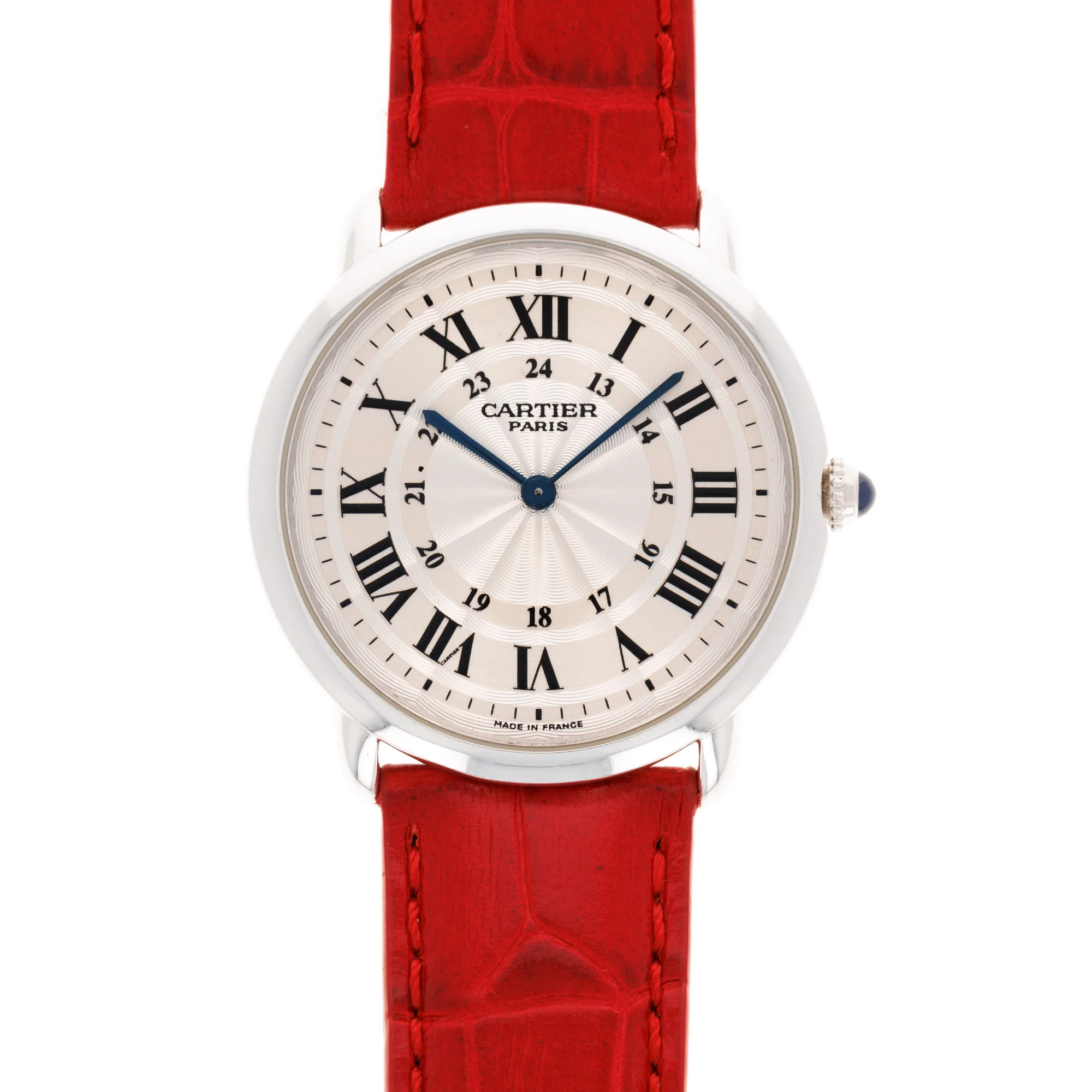 Cartier Platinum Ronde Louis Ref. W1528051 CPCP Collection