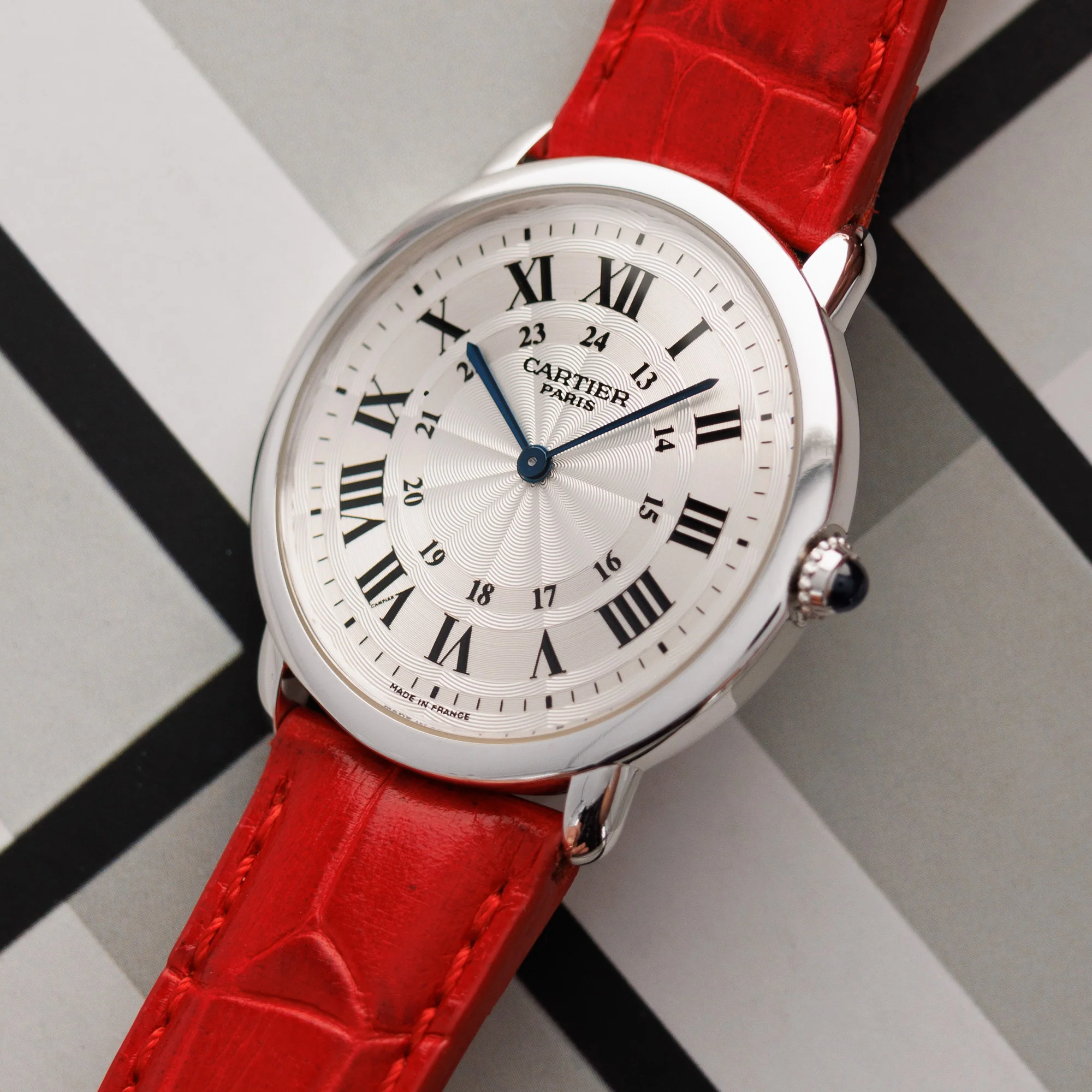 Cartier Platinum Ronde Louis Ref. W1528051 CPCP Collection - Image 2
