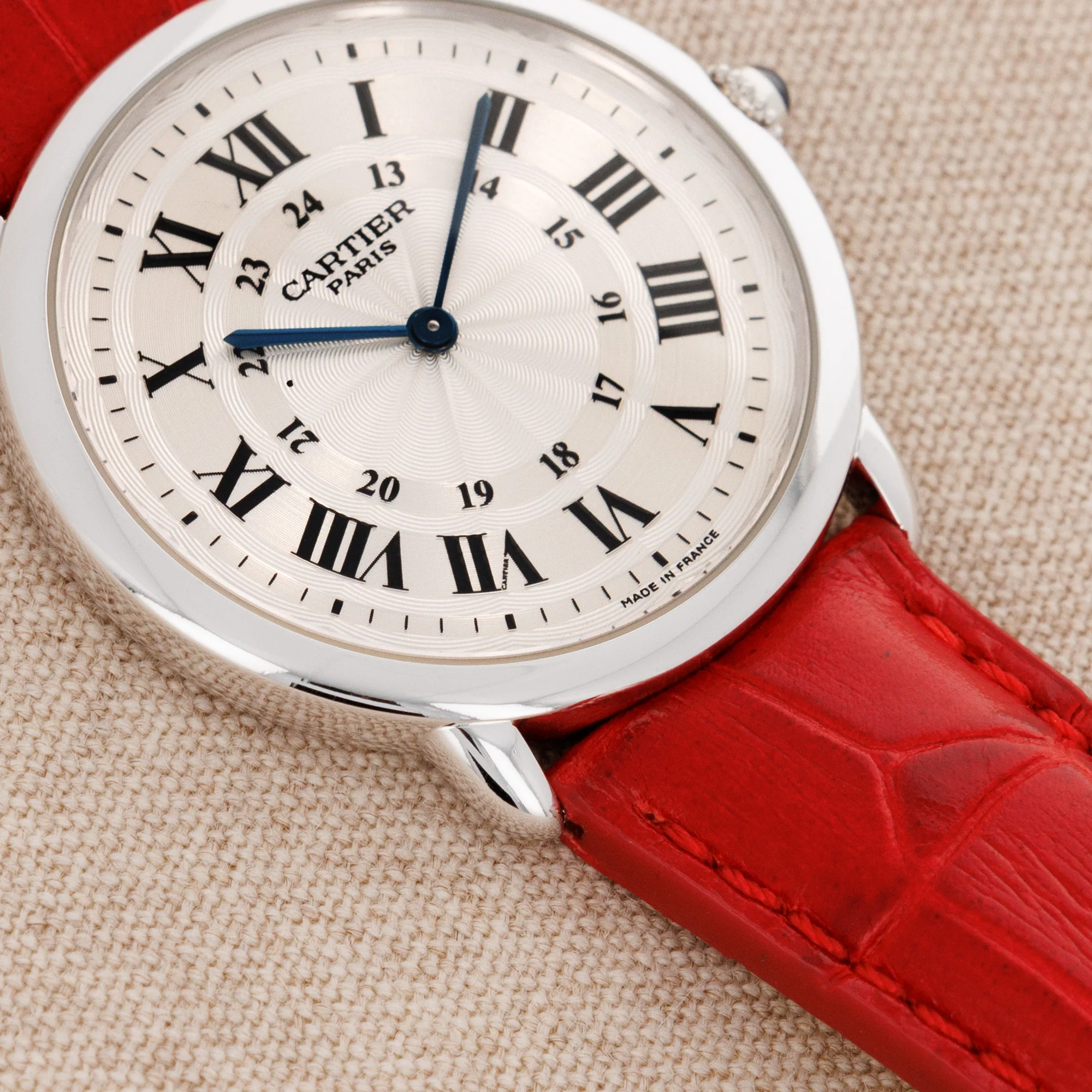 Cartier Platinum Ronde Louis Ref. W1528051 CPCP Collection - Image 4