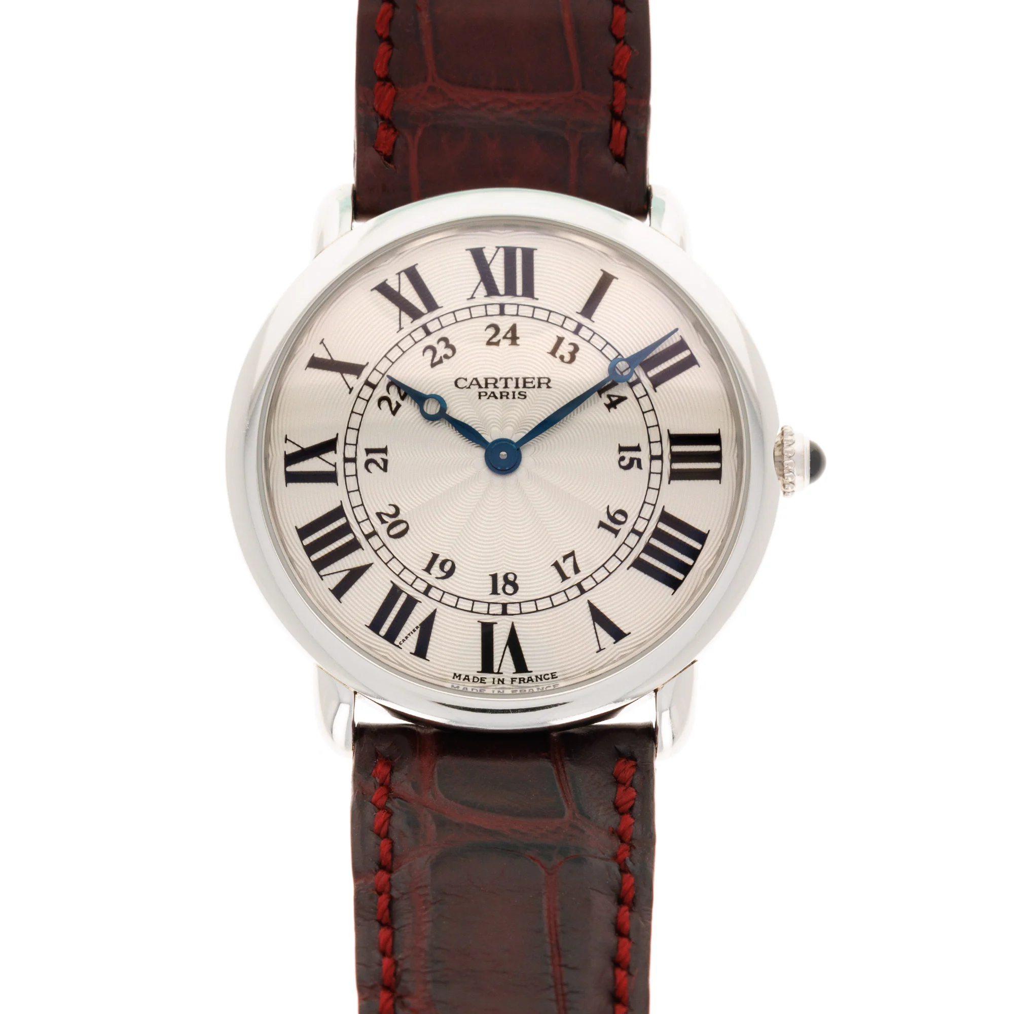Cartier Platinum Ronde Louis Ref. W1528051 CPCP Collection