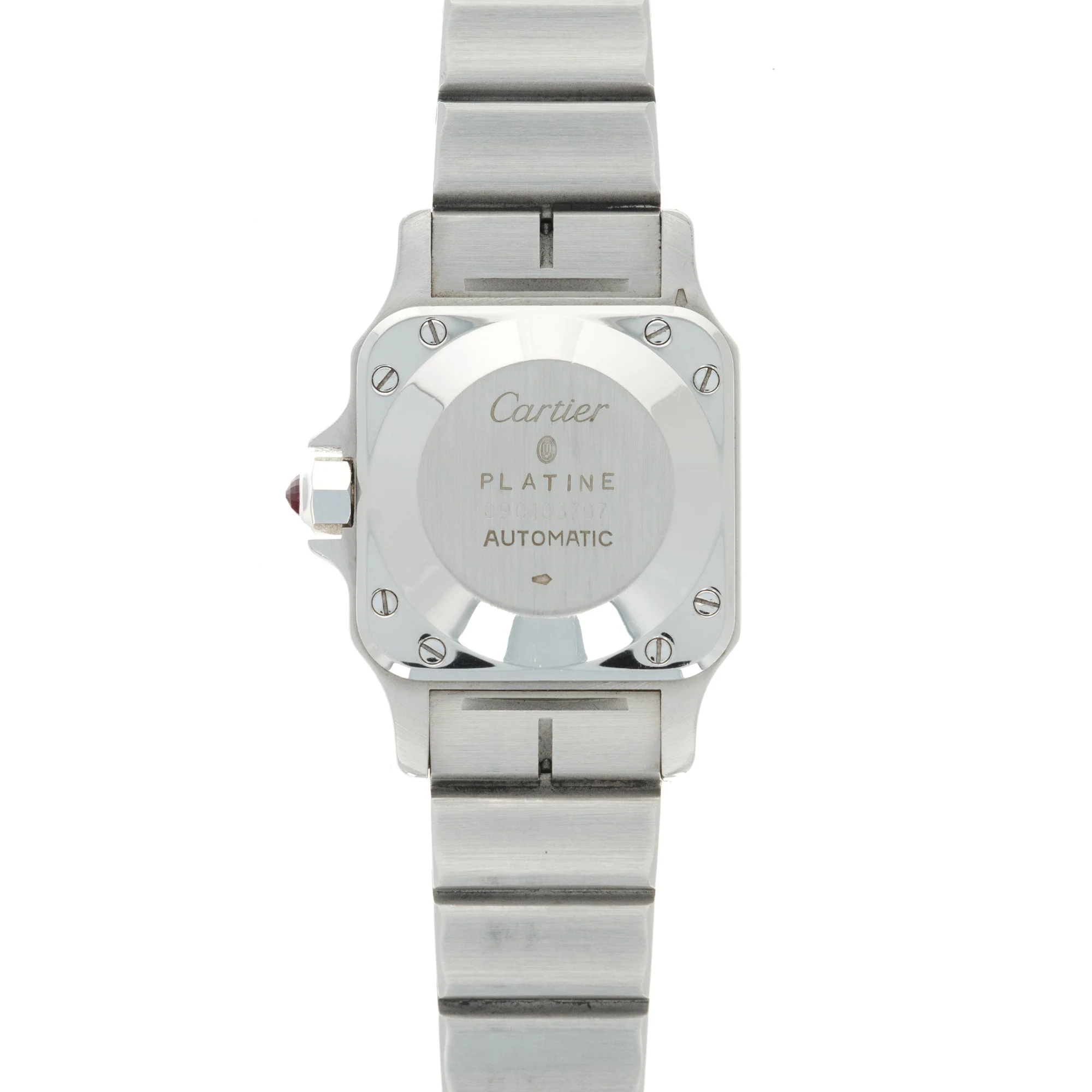 Cartier Platinum Santos Automatic Watch, 1979 - Image 3
