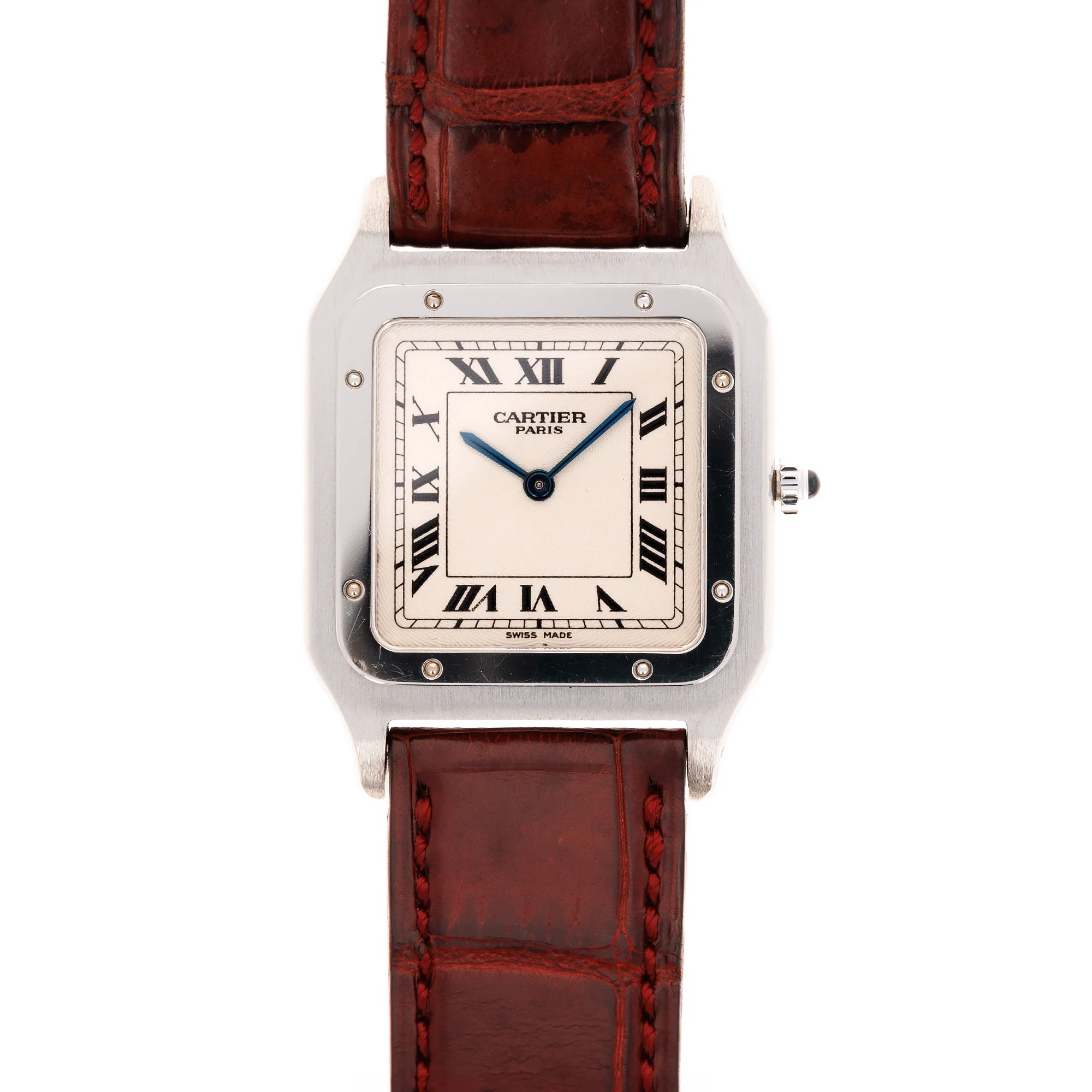 Cartier Platinum Santos Dumont Ref. 1575