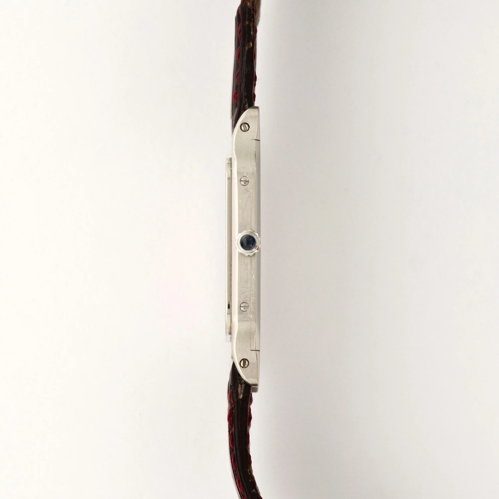 Cartier Platinum Santos Dumont Watch, Ref. 1575 - Image 3