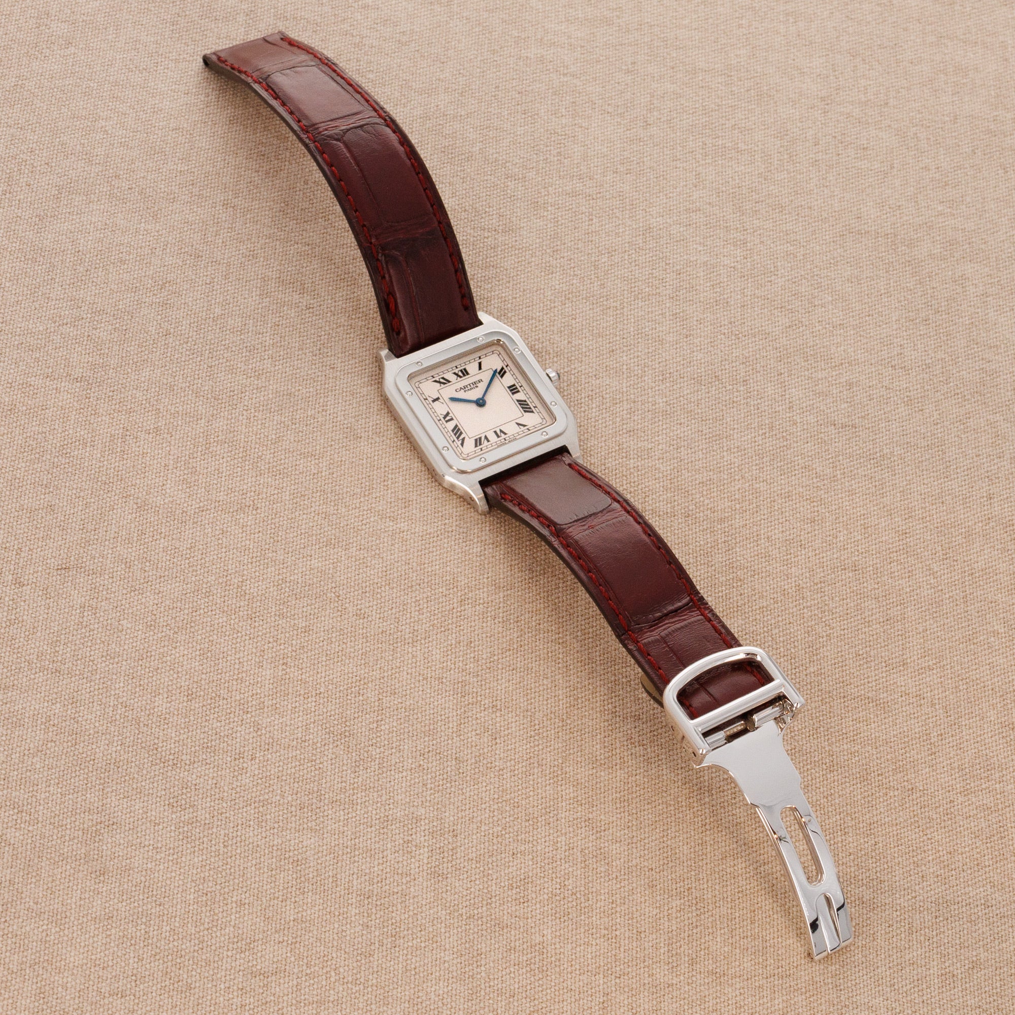 Cartier Platinum Santos Ref. 1575 - Image 4
