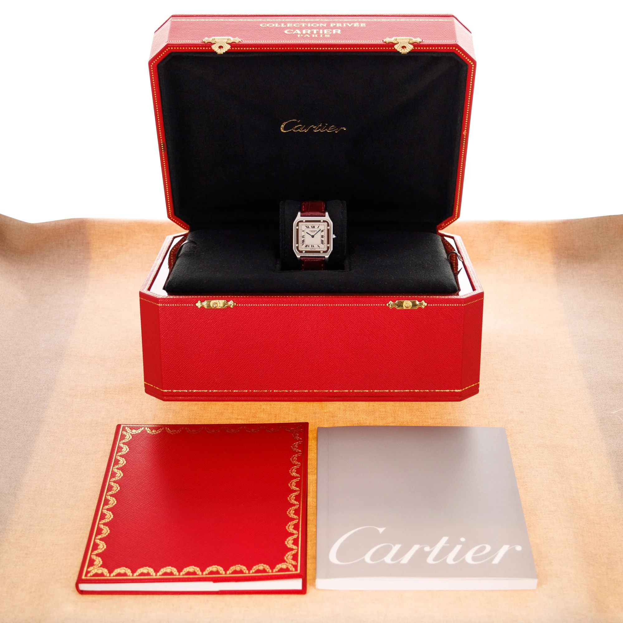 Cartier Platinum Santos Ref. 1575 - Image 5