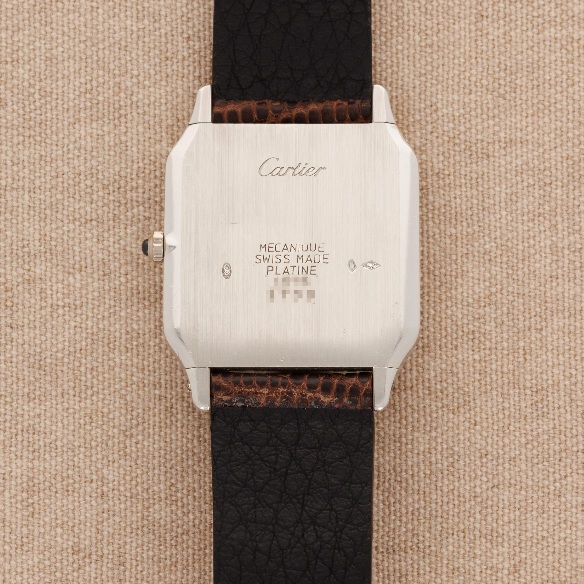 Cartier Platinum Santos Ref. 1575 - Image 3