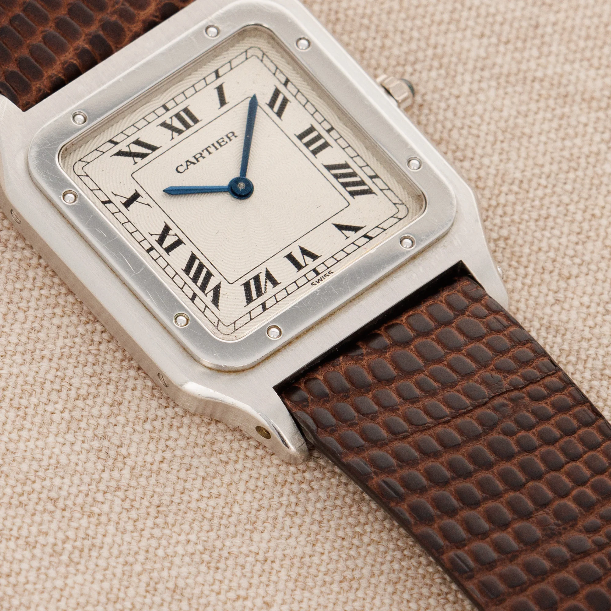 Cartier Platinum Santos Ref. 1575 - Image 4