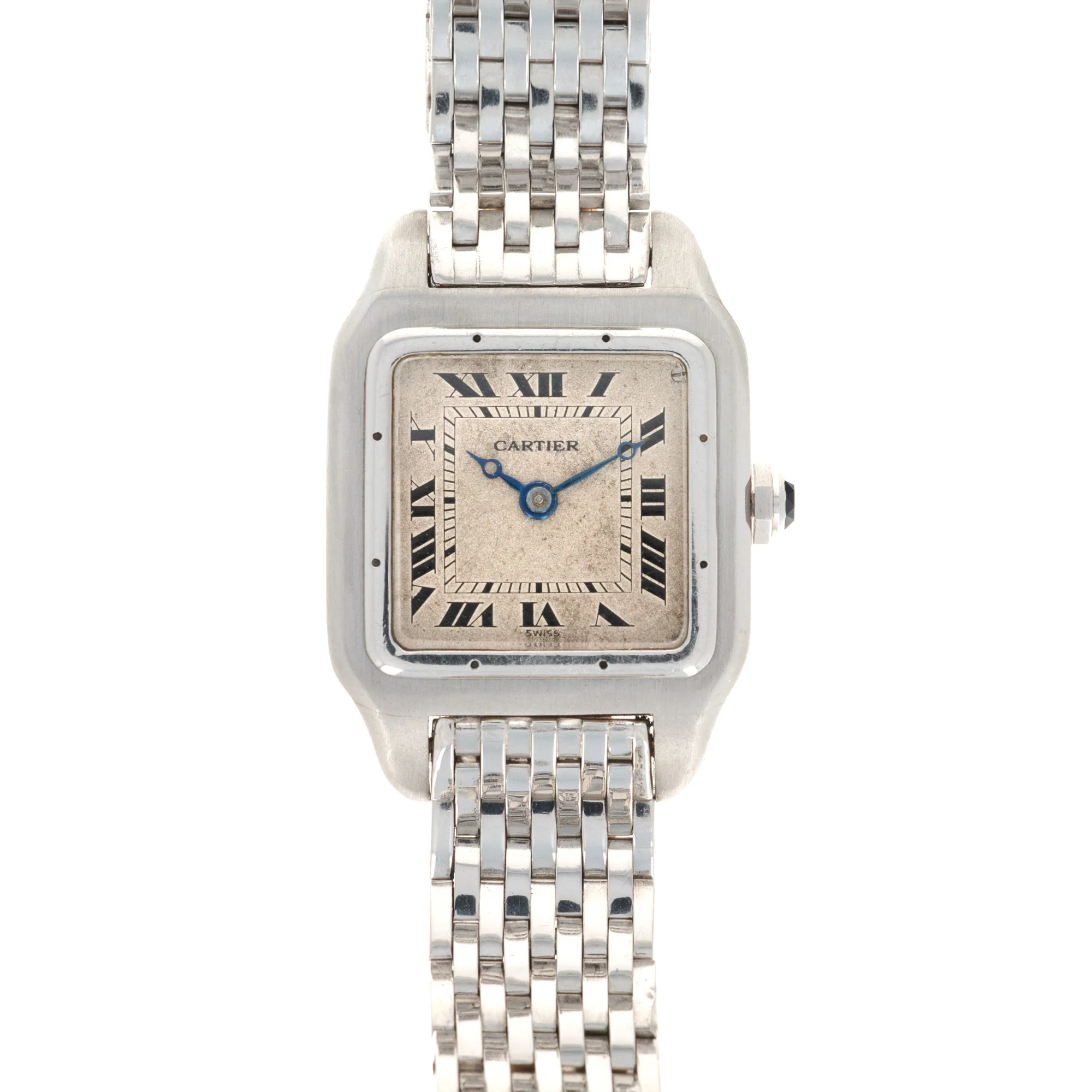 Cartier Platinum Santos Watch, Circa 1920s
