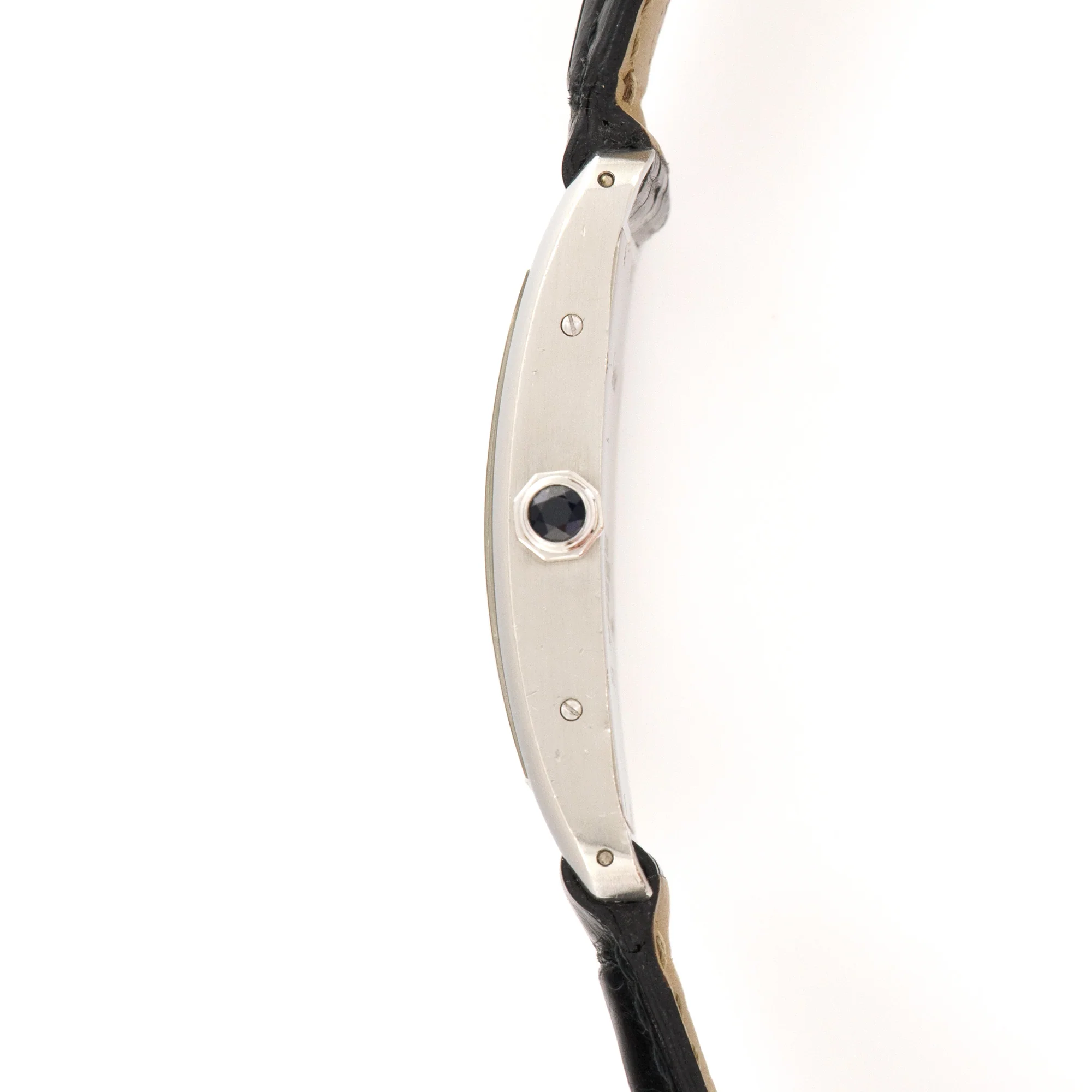 Cartier Platinum Jumbo Tank Americaine Mechanique Watch - Image 3