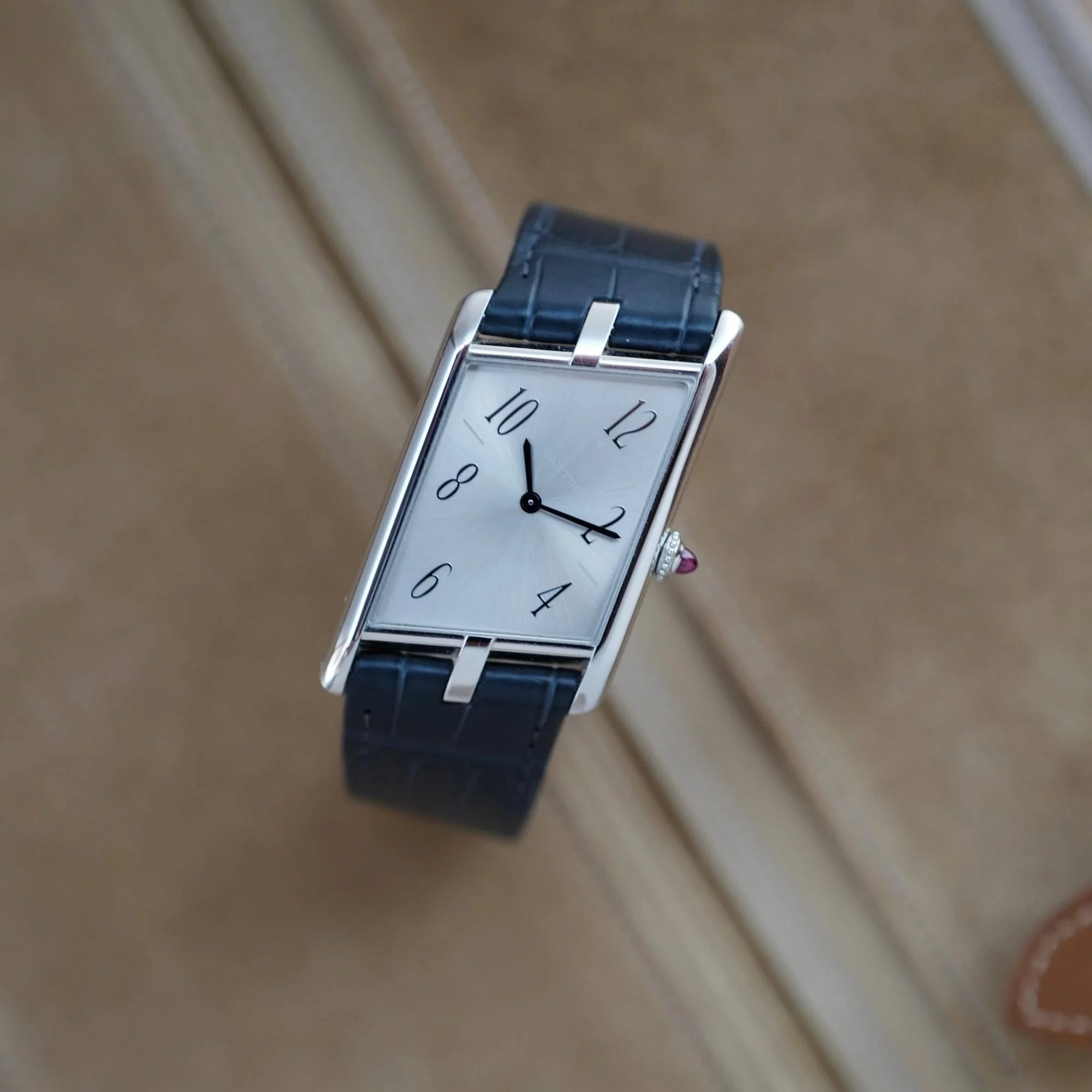 Cartier Platinum Tank Asymmetric Ref. WGTA0042 - Image 5