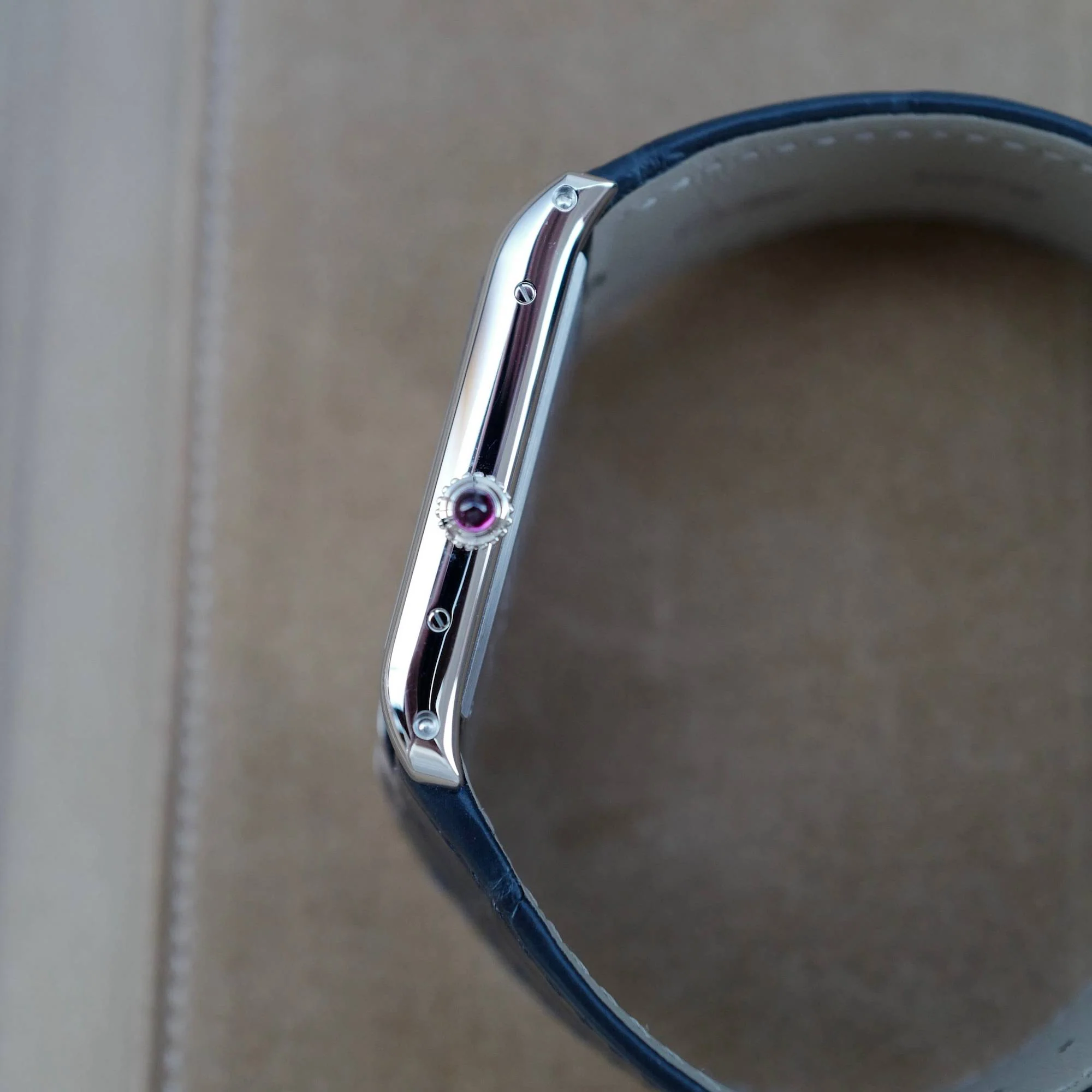 Cartier Platinum Tank Asymmetric Ref. WGTA0042 - Image 6