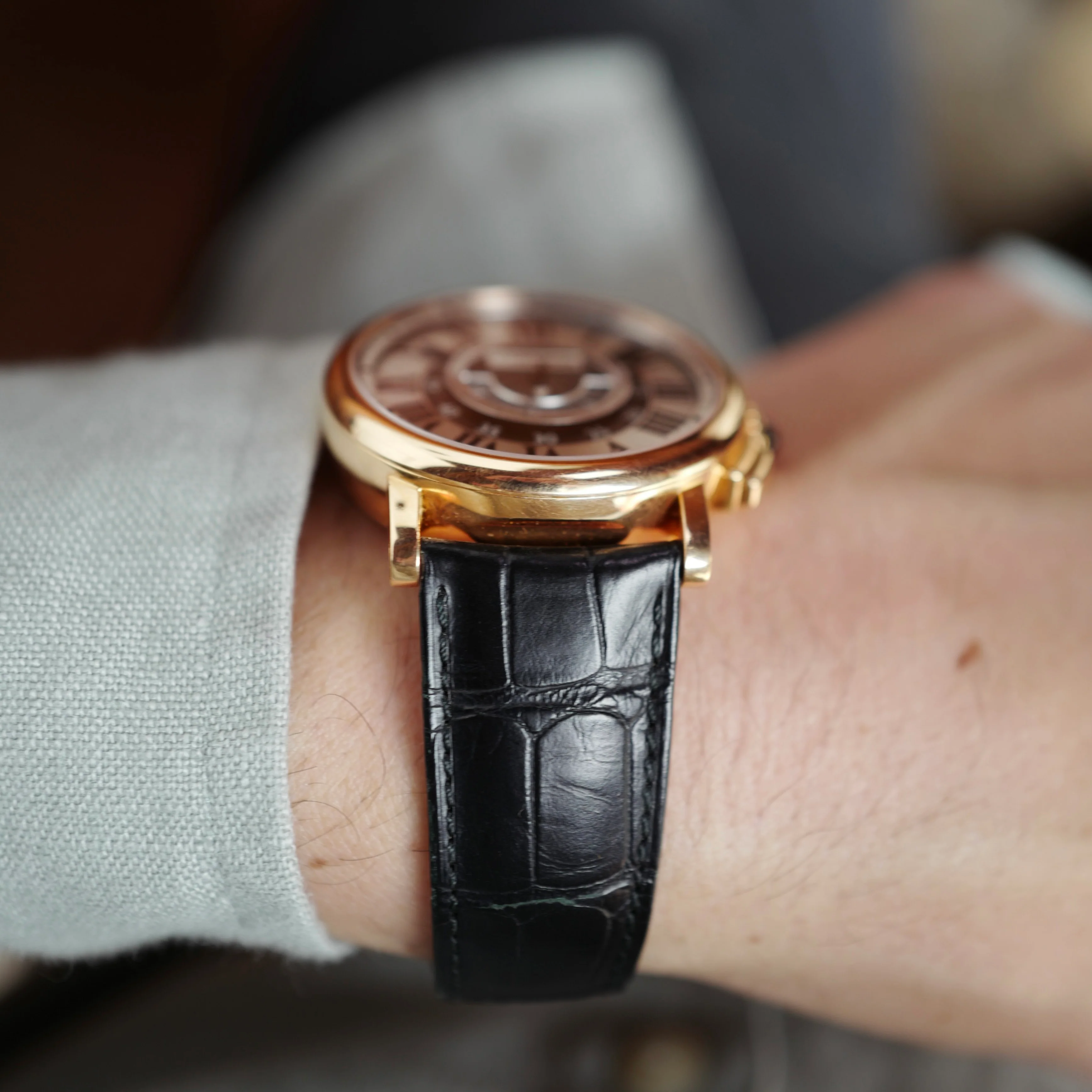Cartier Rose Gold Rotonde Chronograph Ref. 2955 (New Arrival) - Image 4