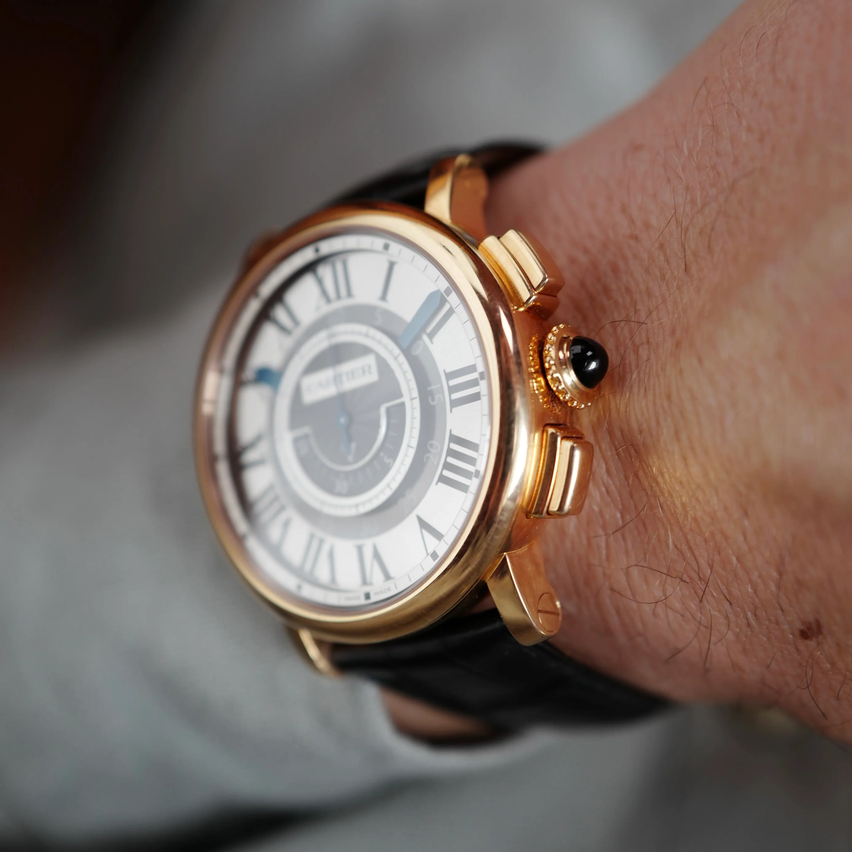 Cartier Rose Gold Rotonde Chronograph Ref. 2955 (New Arrival) - Image 6