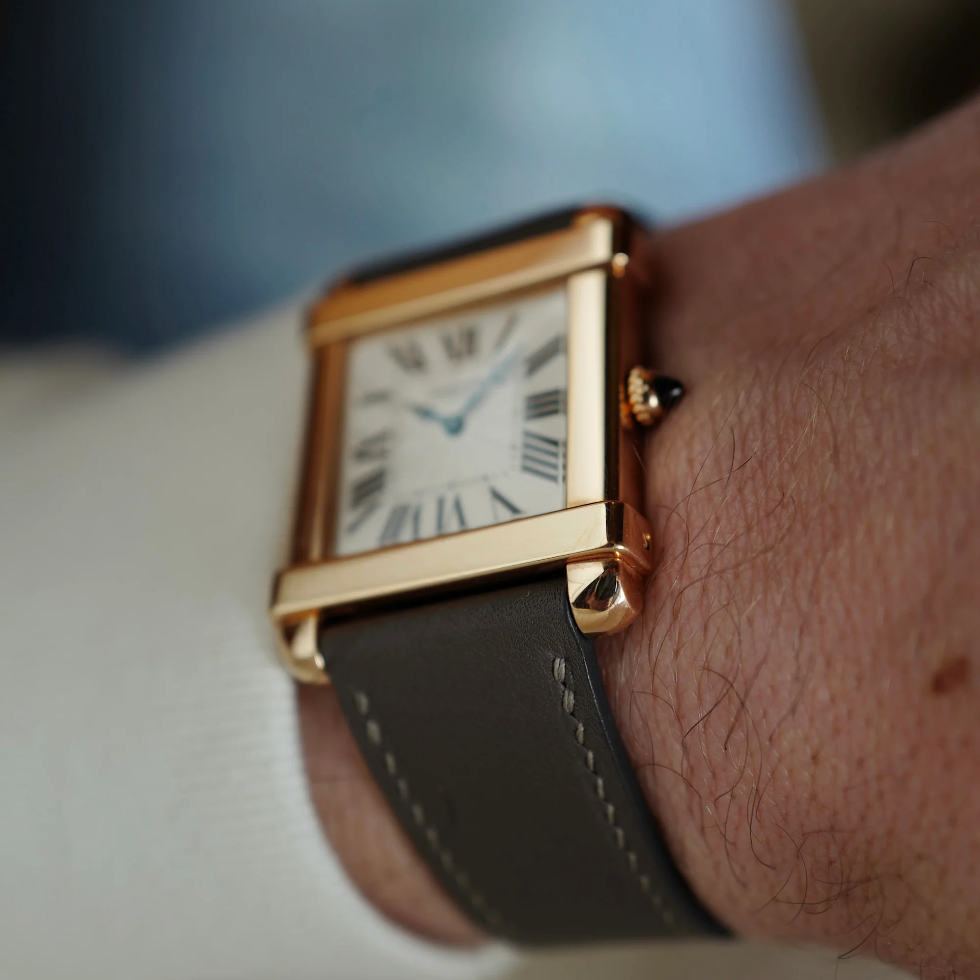 Cartier Rose Gold Tank Chinoise Watch CPCP Collection - Image 5