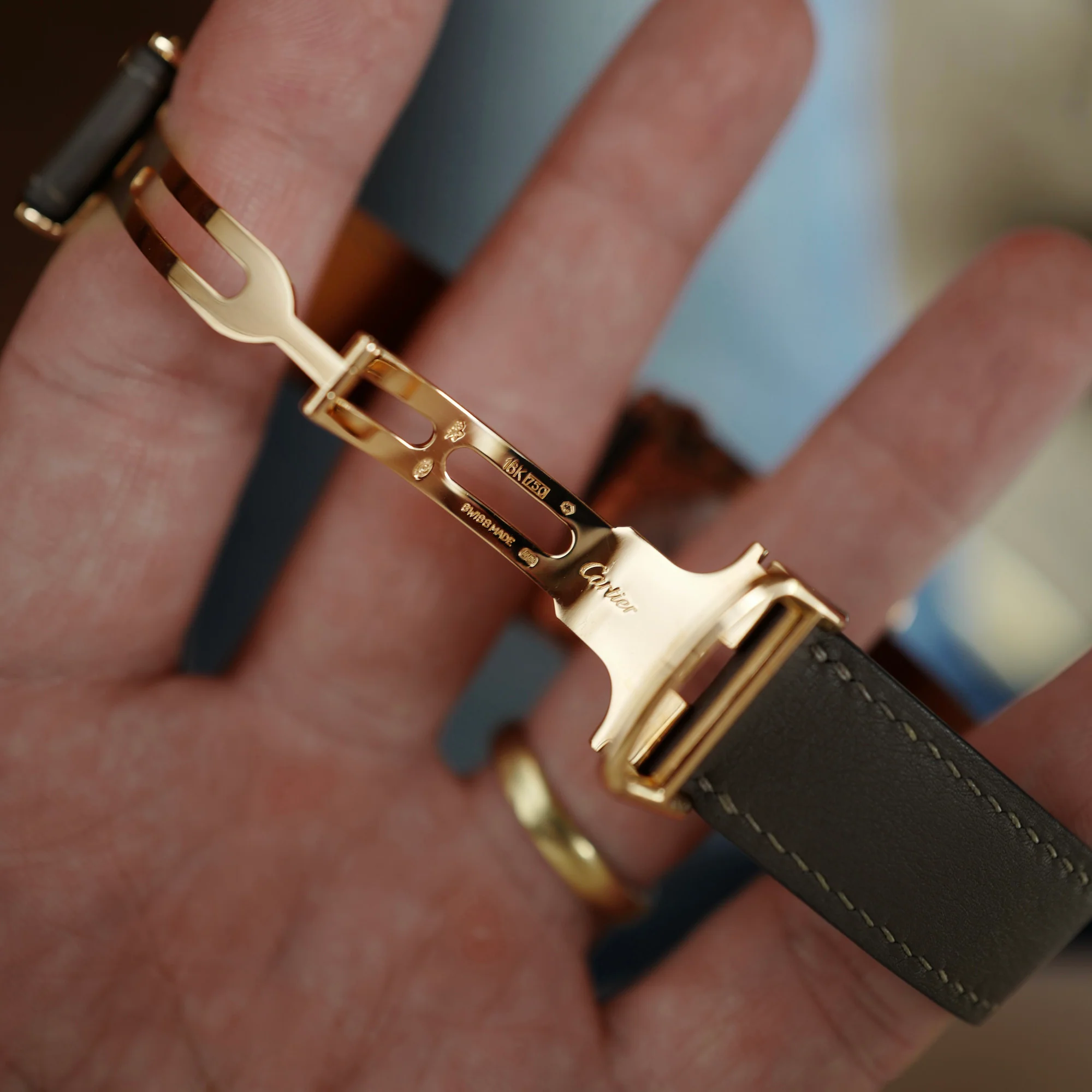 Cartier Rose Gold Tank Chinoise Watch CPCP Collection - Image 7