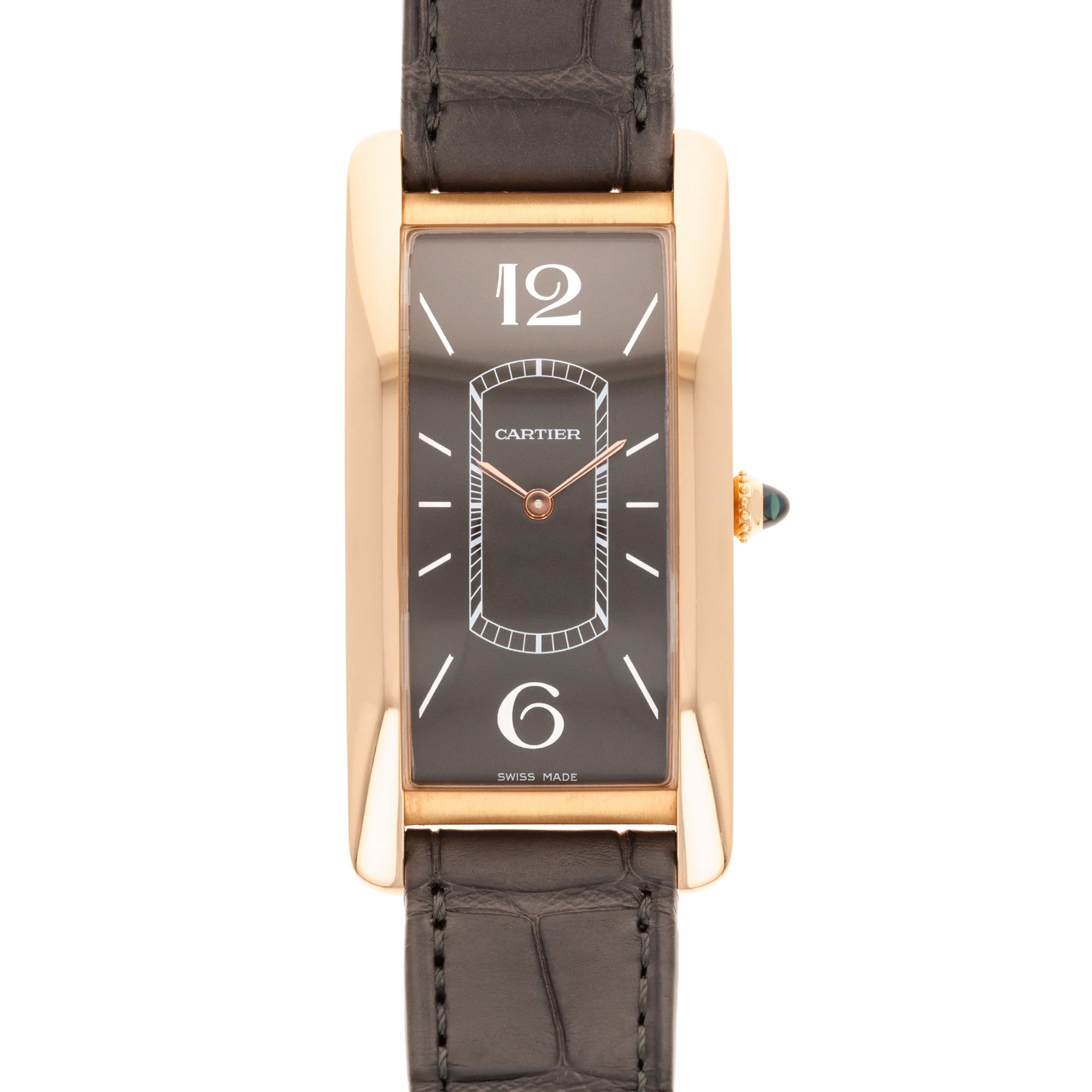 Cartier Rose Gold Tank Cintree Ref. 4122