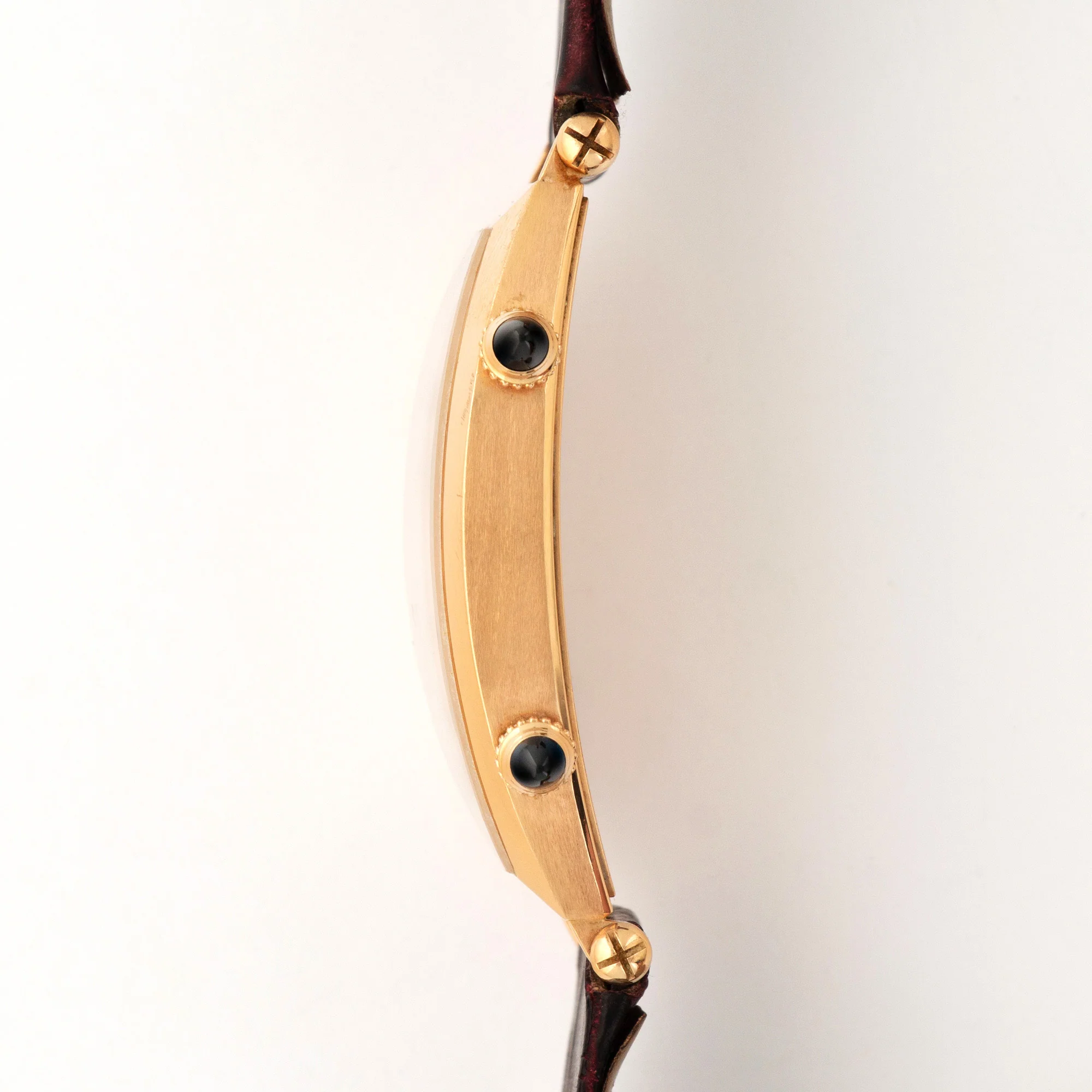 Cartier Rose Gold Tonneau Dual Time Zone Watch - Image 3