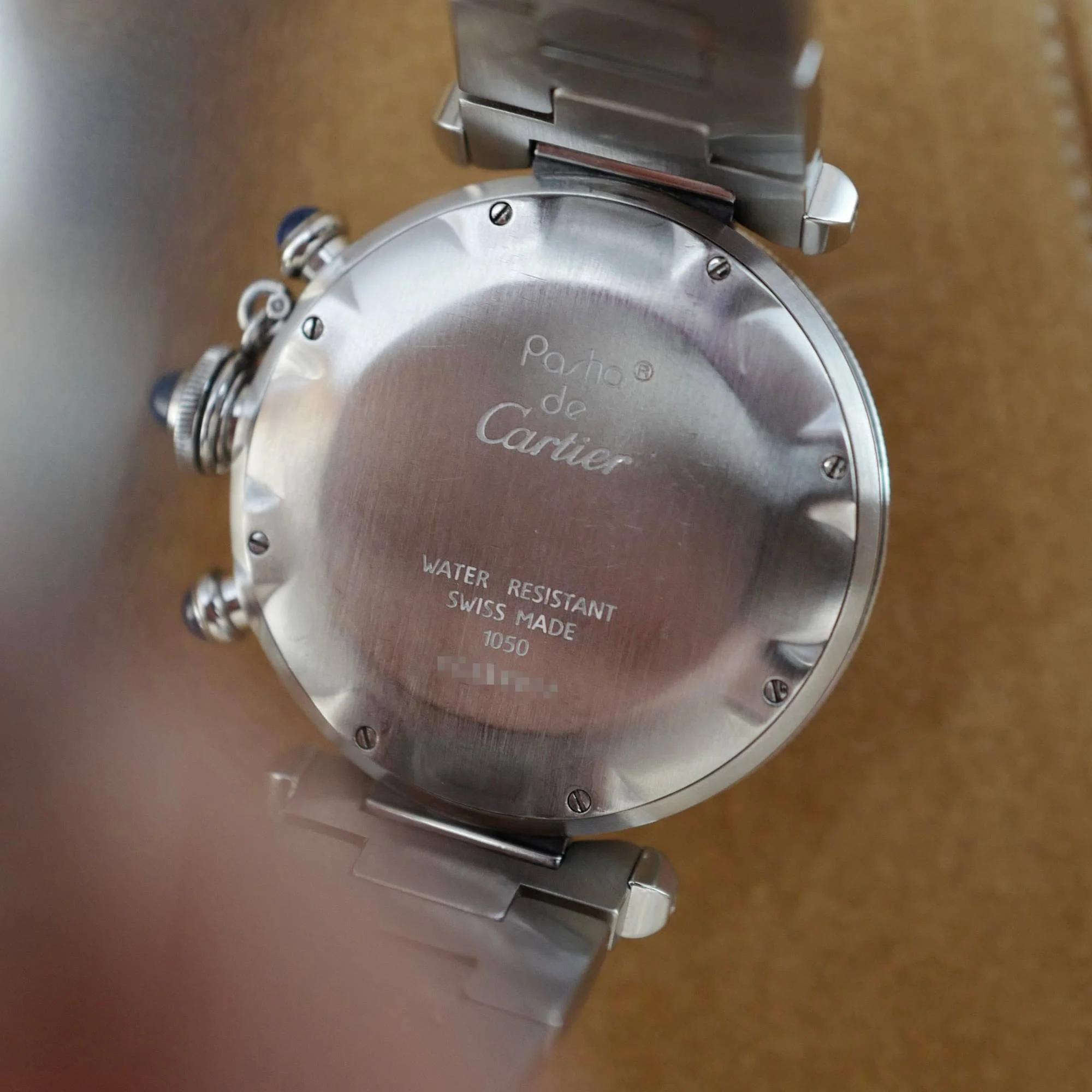 Cartier Steel Pasha Chronograph Ref. W31018H3 (New Arrival) - Image 4
