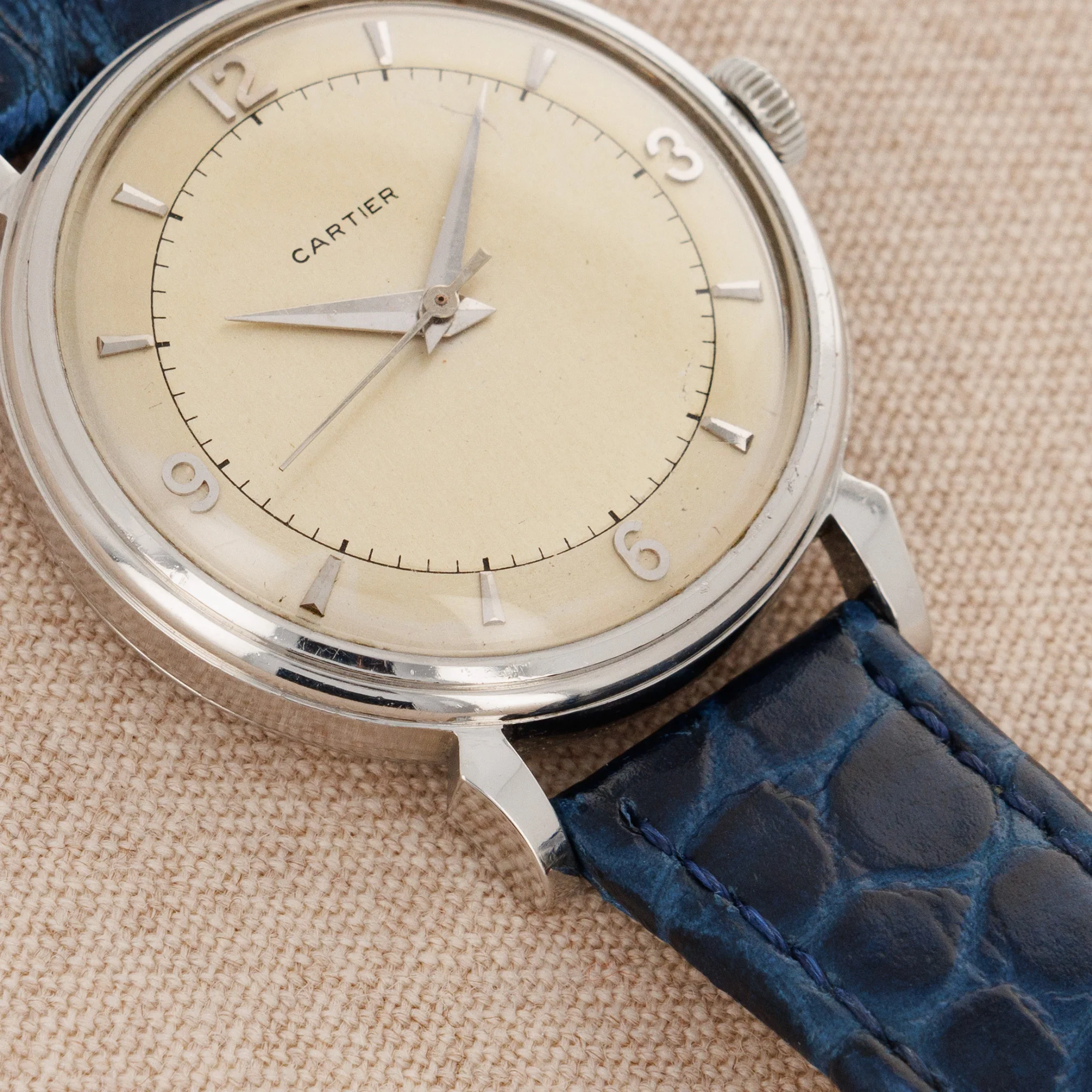 Cartier Steel Watch with Bumper Automatic Movement, European Watch & Clock - Image 4