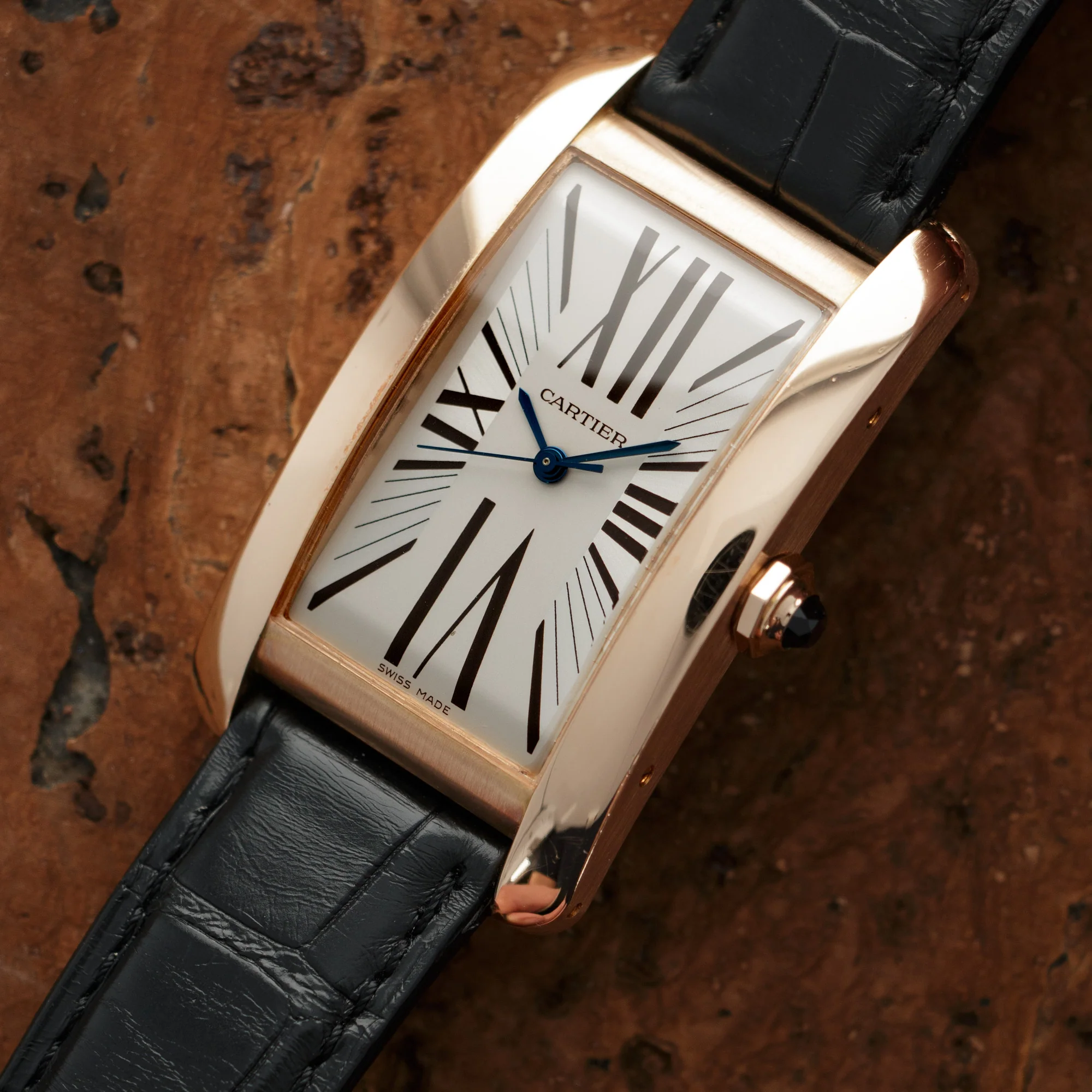 Cartier Tank Americaine Large Rose Gold Ref. 2505 - Image 2