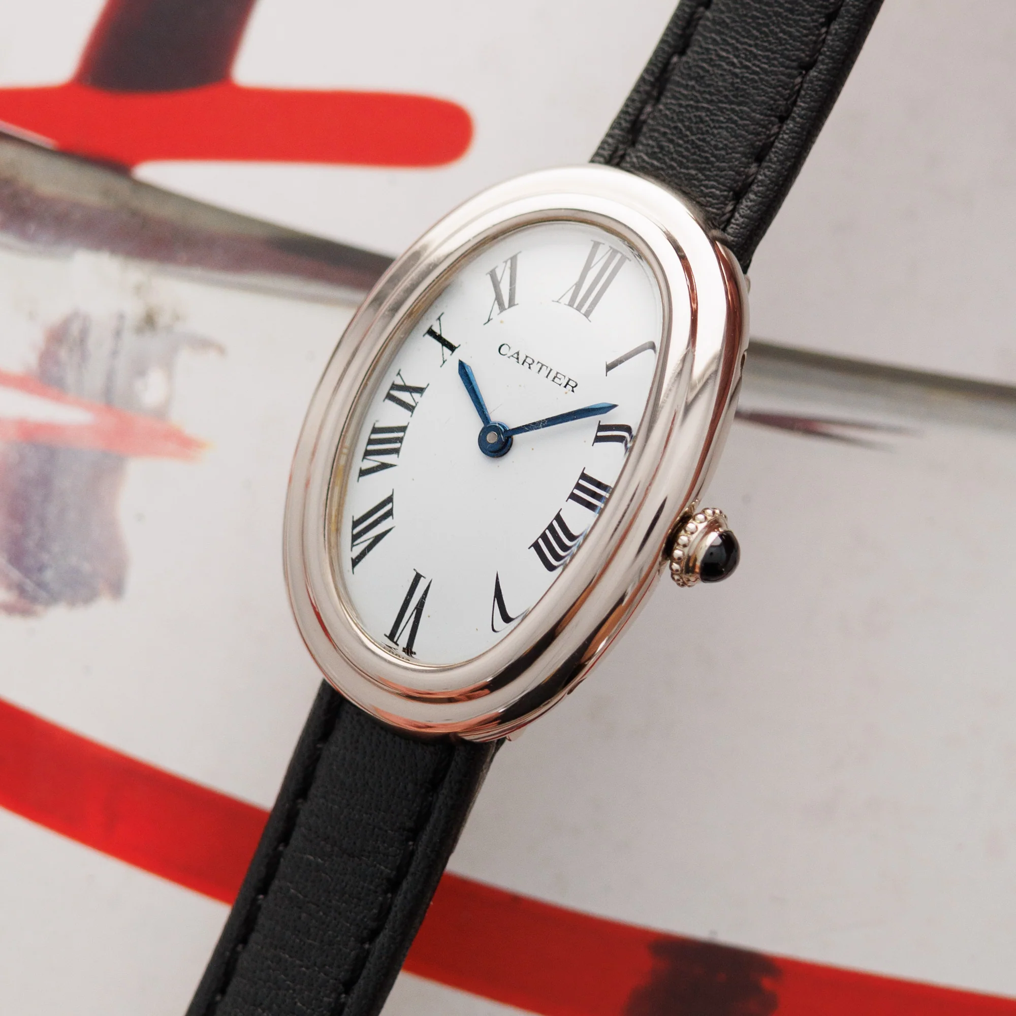 Cartier White Gold Baignoire Watch - Image 2