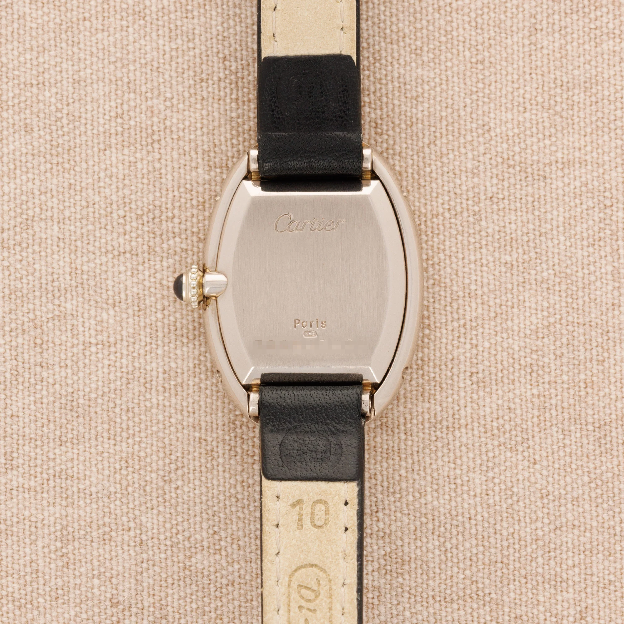 Cartier White Gold Baignoire Watch - Image 3