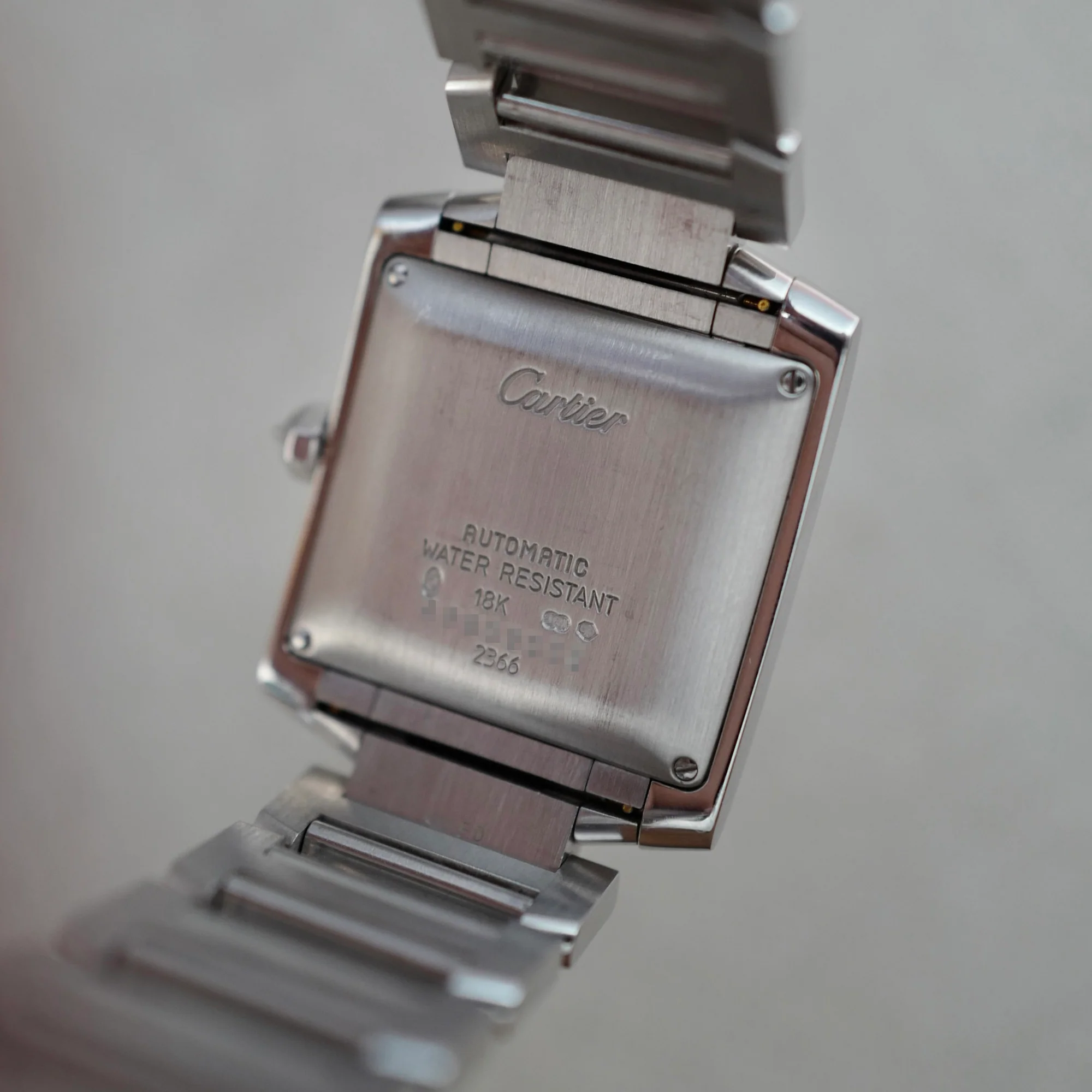 Cartier White Gold Large Model Tank Francaise Ref. WE100351 - Image 4