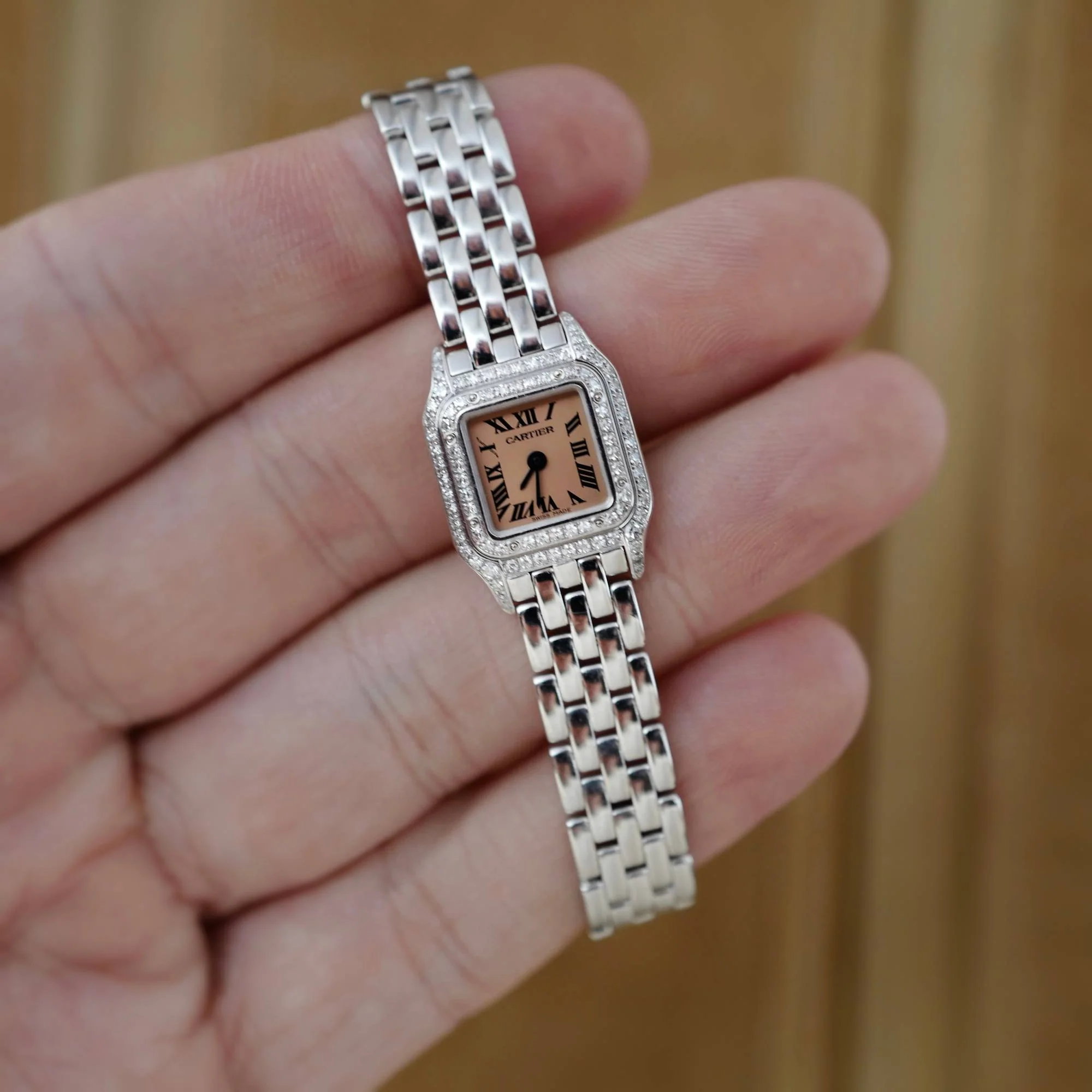Cartier White Gold Panther Mini Ref. WF3244F3 - Image 3