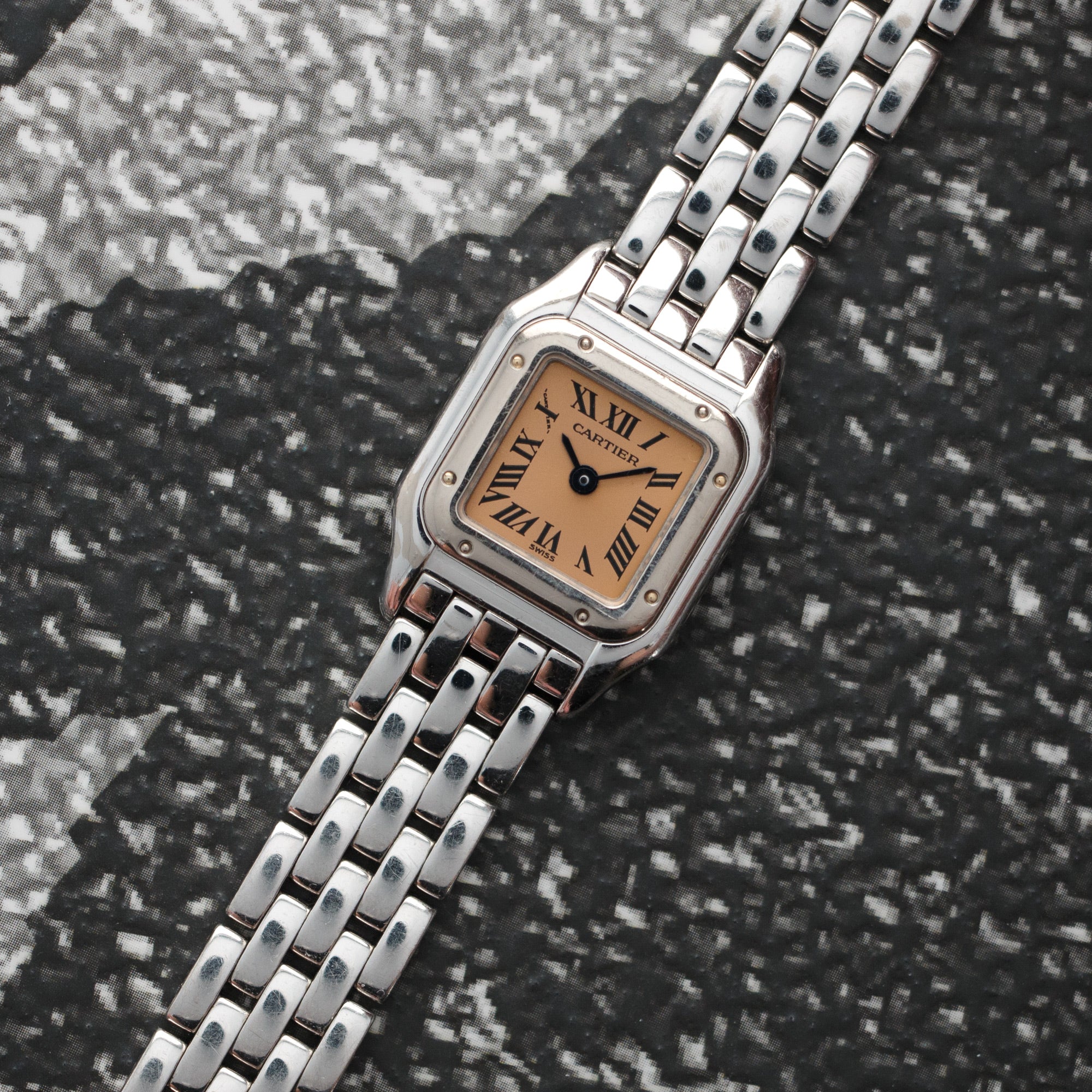 Cartier White Gold Panthere Mini Watch - Image 2