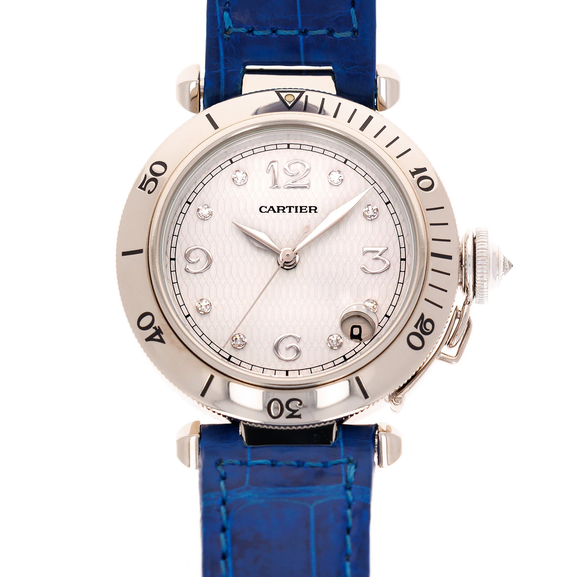 Cartier White Gold Pasha de Classique Ref. 2372