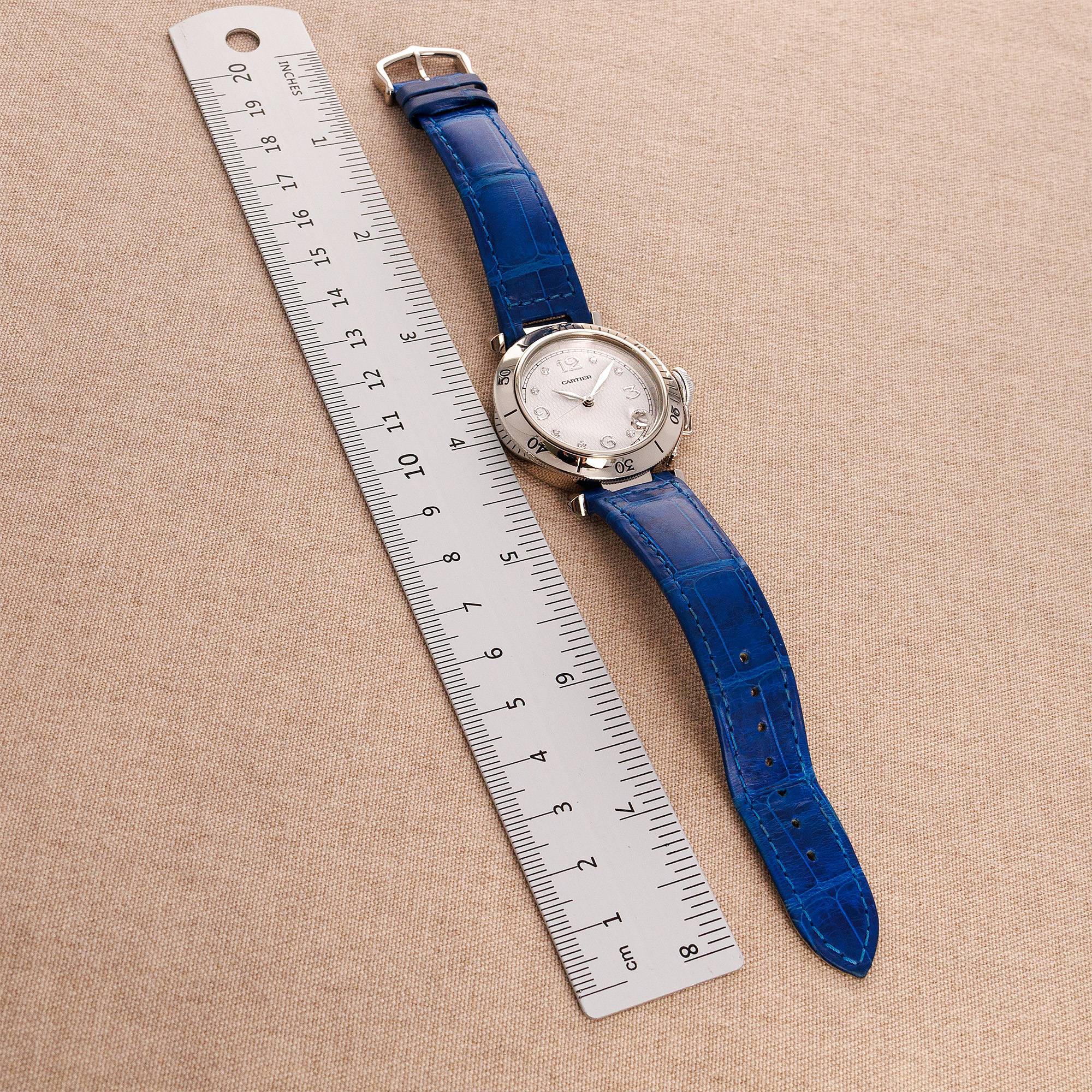 Cartier White Gold Pasha de Classique Ref. 2372 - Image 6