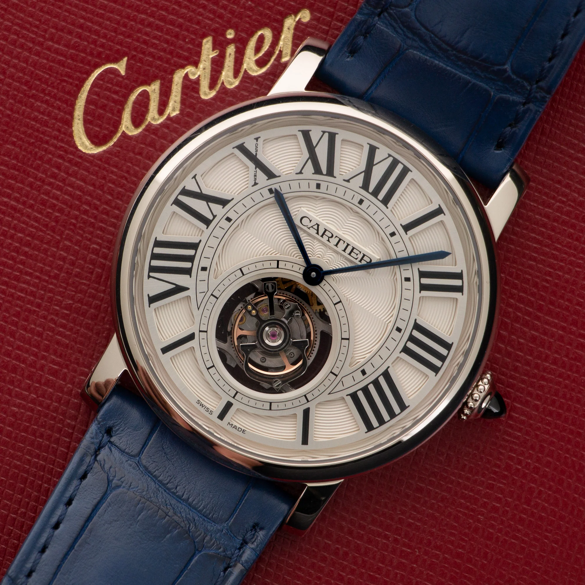 Cartier White Gold Rotonde de Cartier Flying Tourbillon Watch - Image 2
