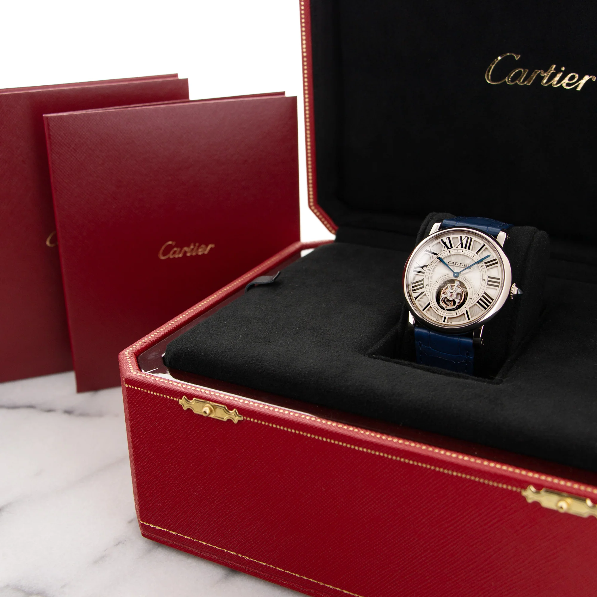 Cartier White Gold Rotonde de Cartier Flying Tourbillon Watch - Image 6