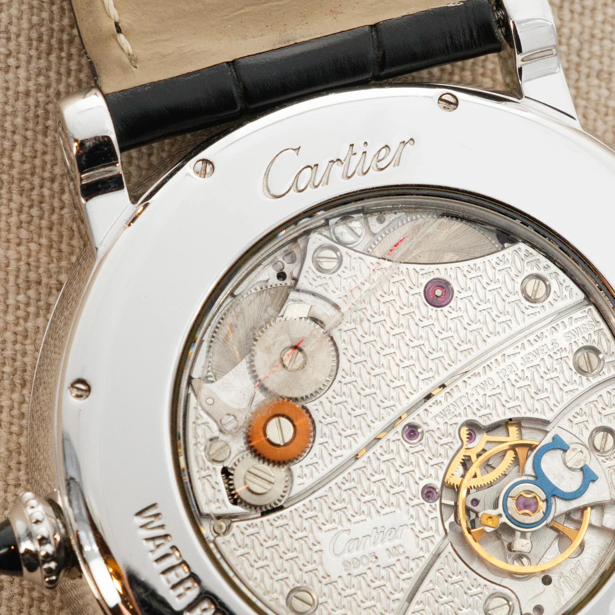 Cartier White Gold Rotonde Jumping Hour Ref. W1553851 - Image 5