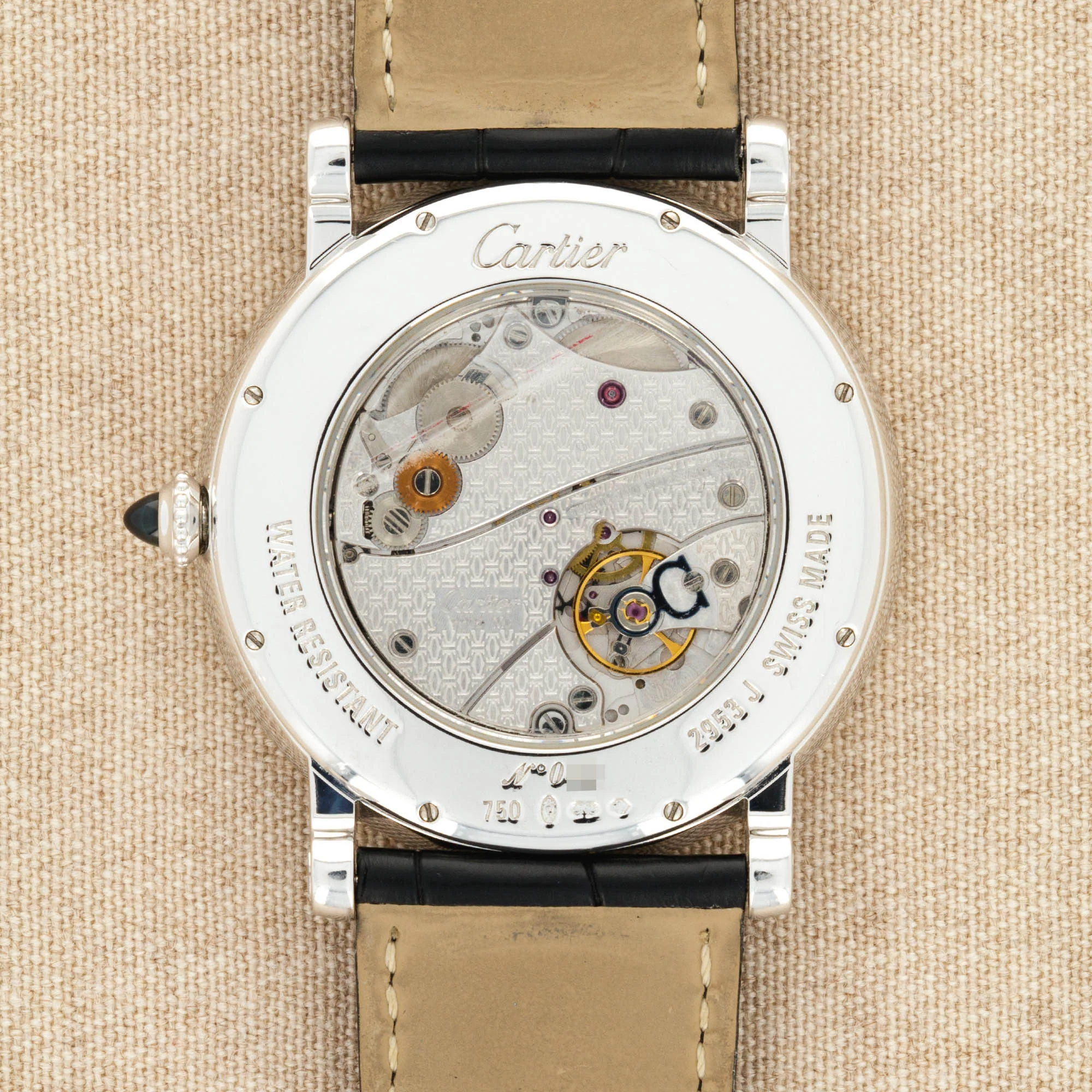 Cartier White Gold Rotonde Jumping Hour Ref. W1553851 - Image 6