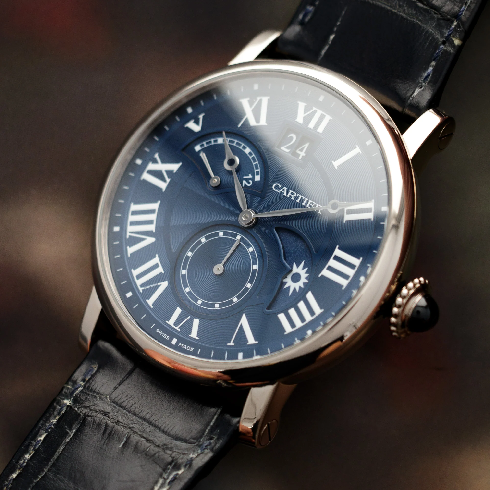Cartier White Gold Rotonde Ref. W1556241 - Image 2